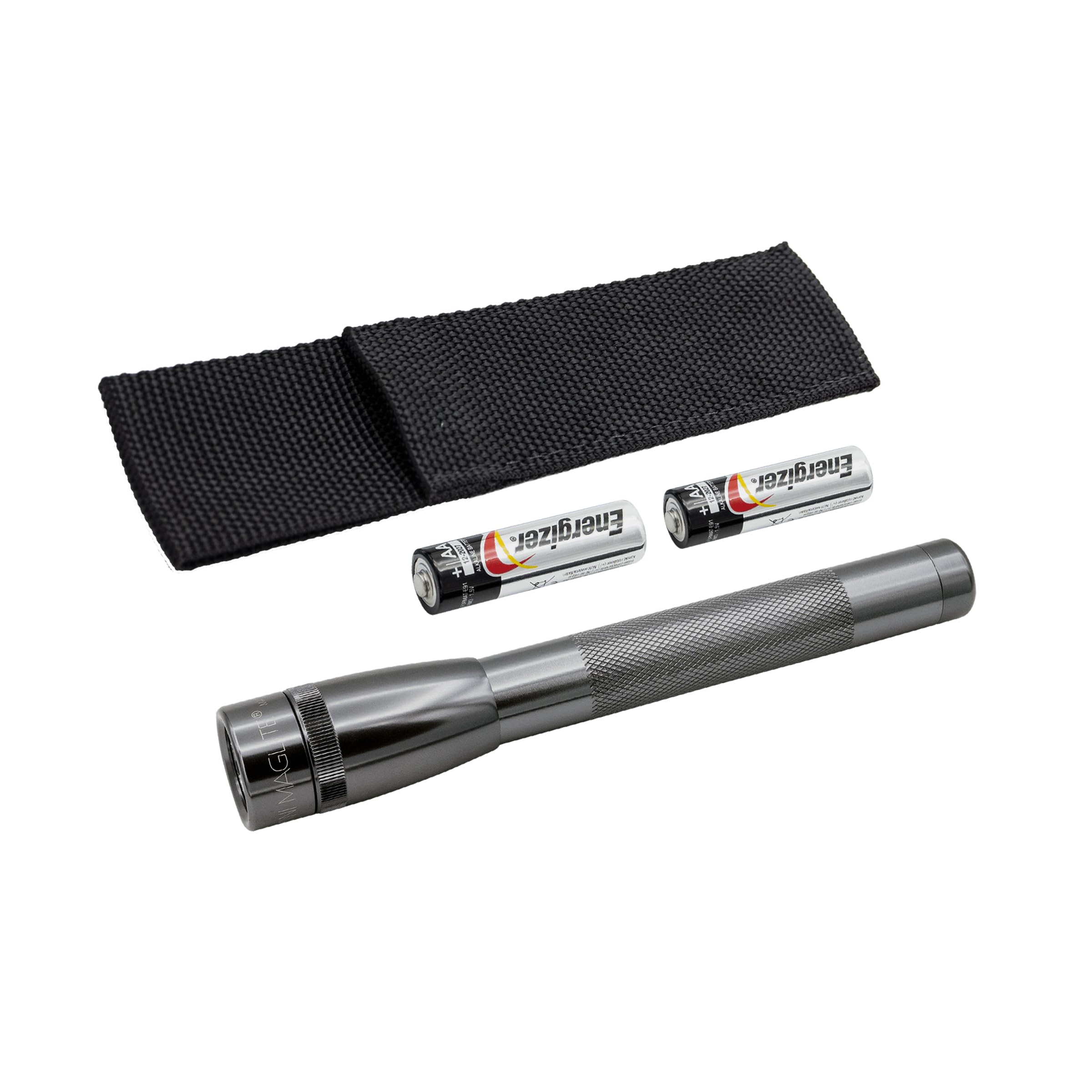 MAGLITE SP22097 LED 2-Cell AA Mini Flashlight, Grey