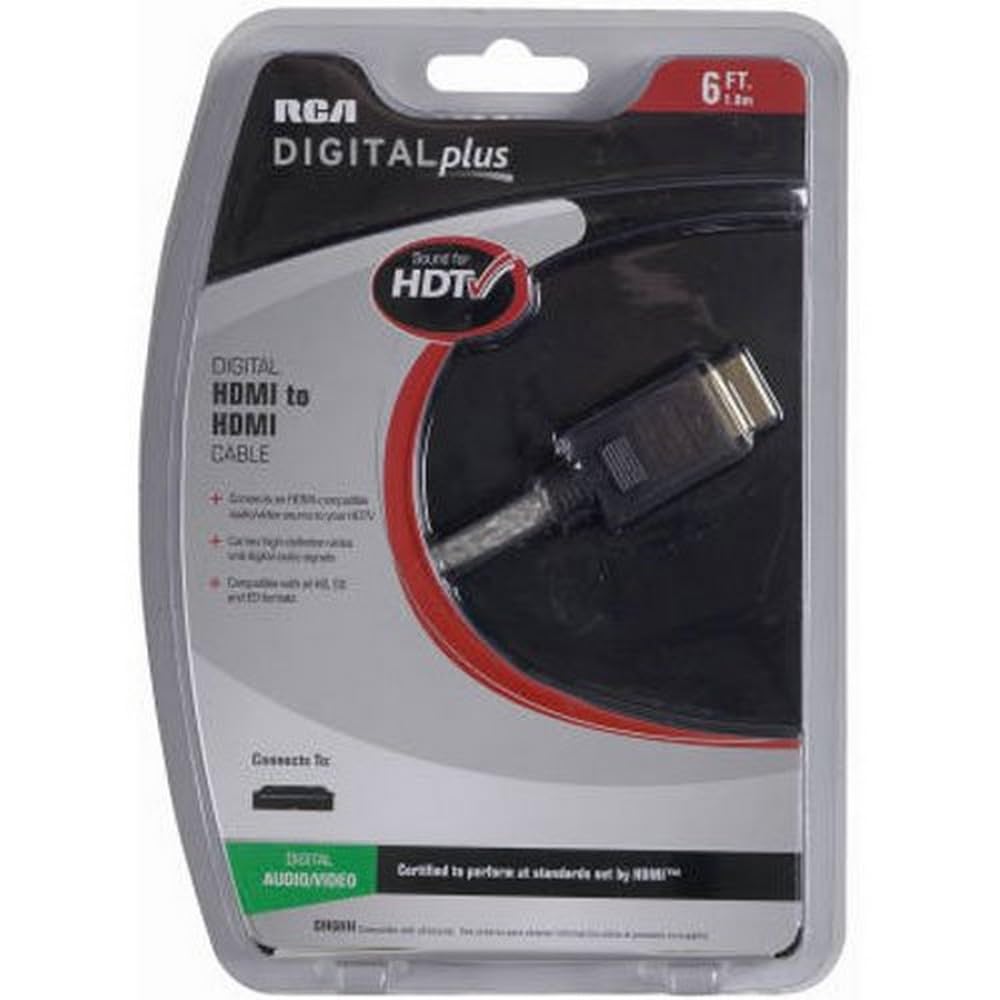 RCA DH6HHE Digital Plus HDMI Cable (6ft)