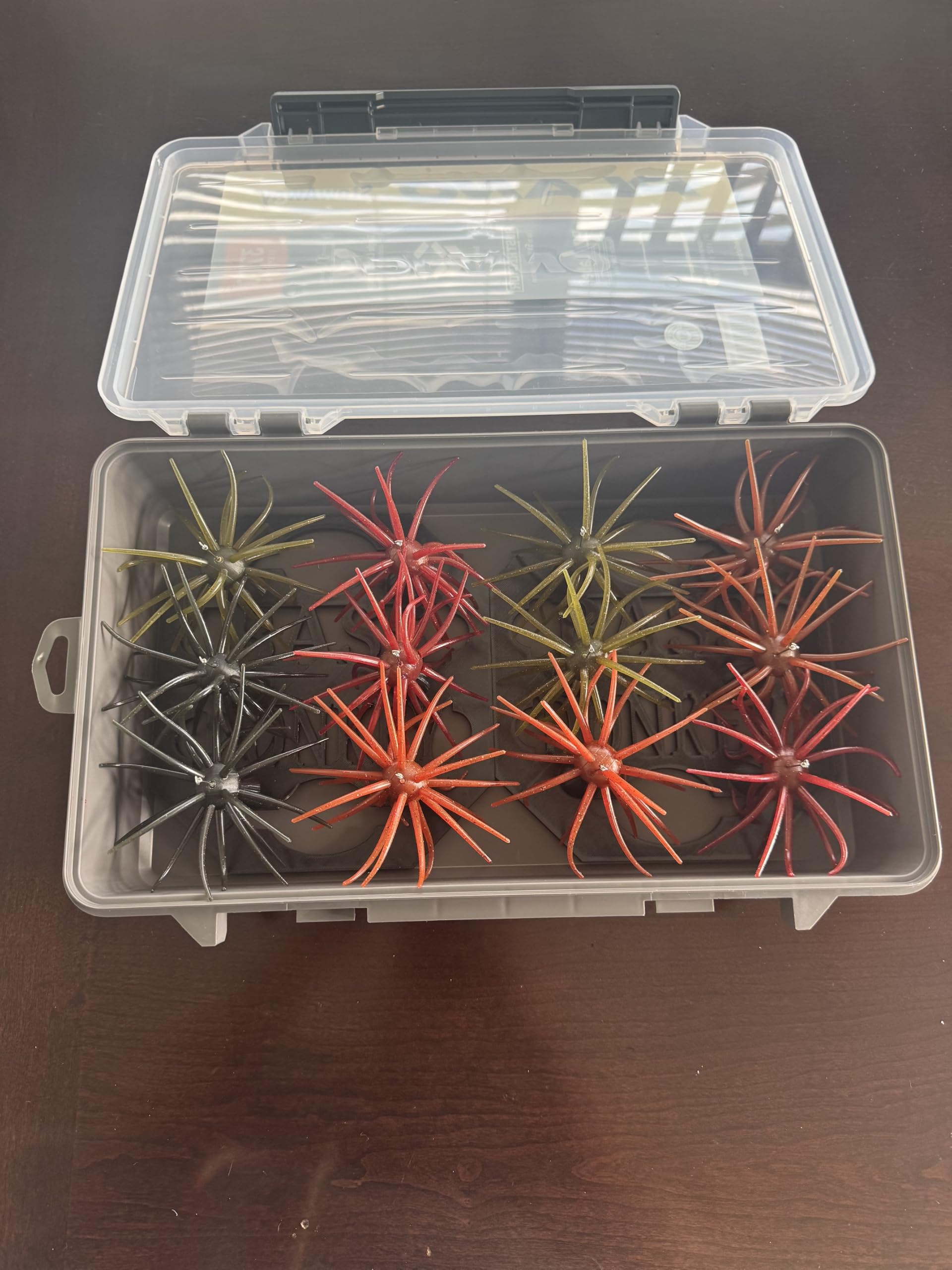 Urchin Bait Rack Hideup Coike Vertical Storage Inserts Fits Plano 3700 Deep Box Holds Two Inserts Holds 12 Baits