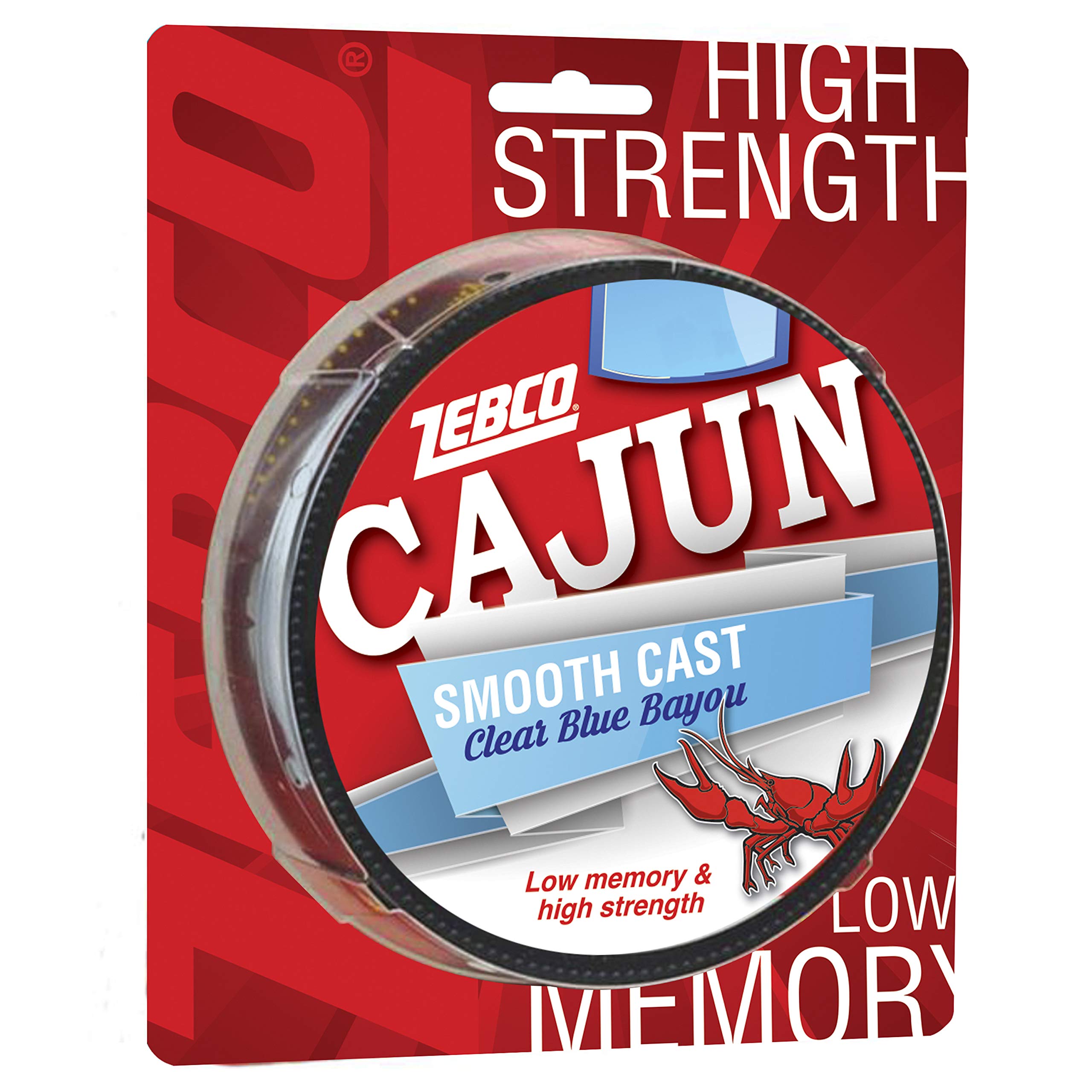Zebco ZS4795 CAJUN CAST FILLER 330YD 17LB -CLEAR BLUE BAYOU