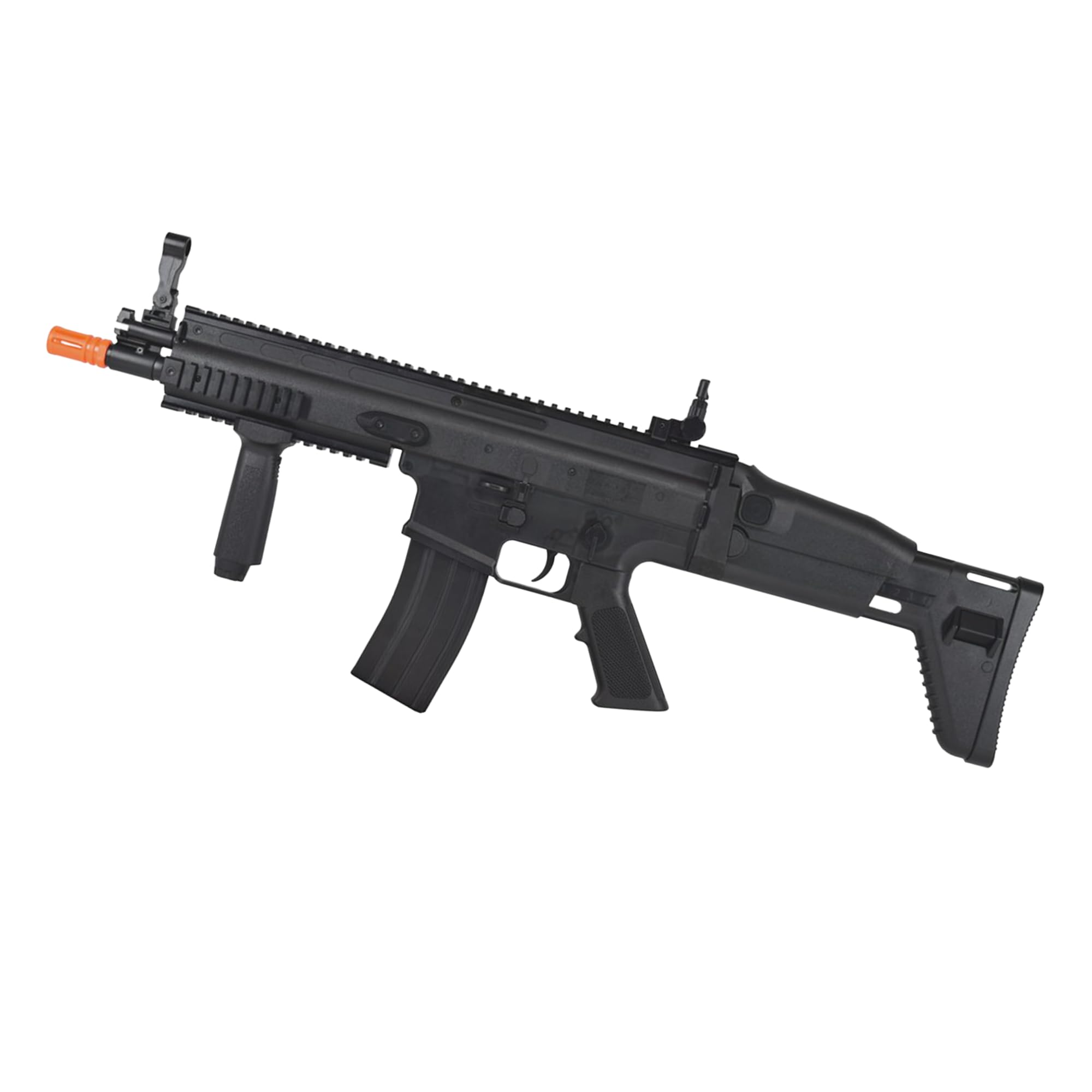 Soft Air SCAR-L Licensed Full Size Spring Powered Airsoft Rifle, Black