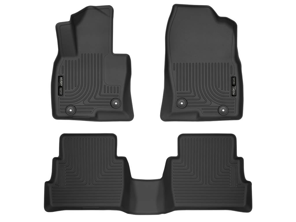 Husky 95641 Weatherbeater Front/2nd Seat Floor Liners For '17-'20 Mazda CX-5