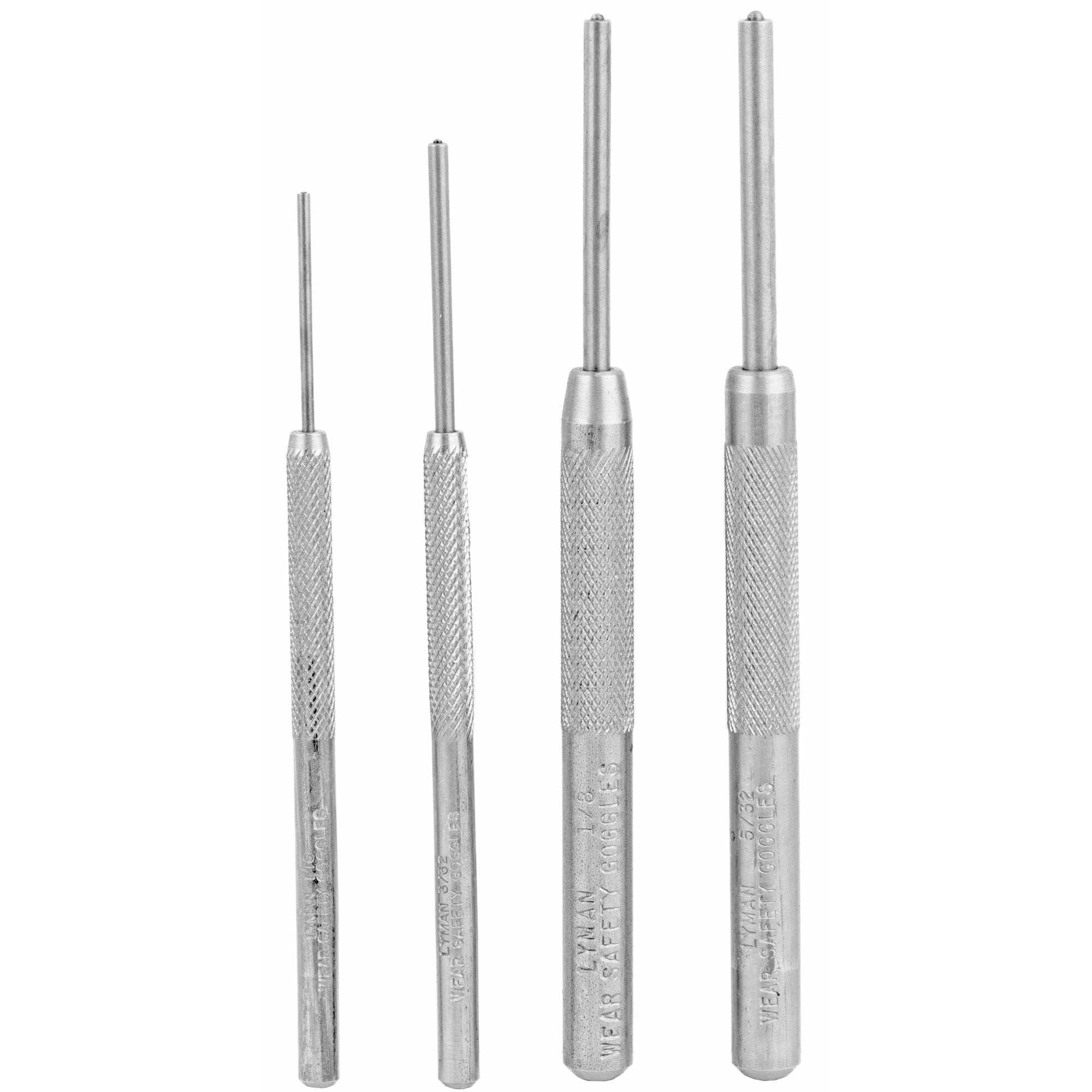 Lyman 7031277 4 Roll Pin Punch Set