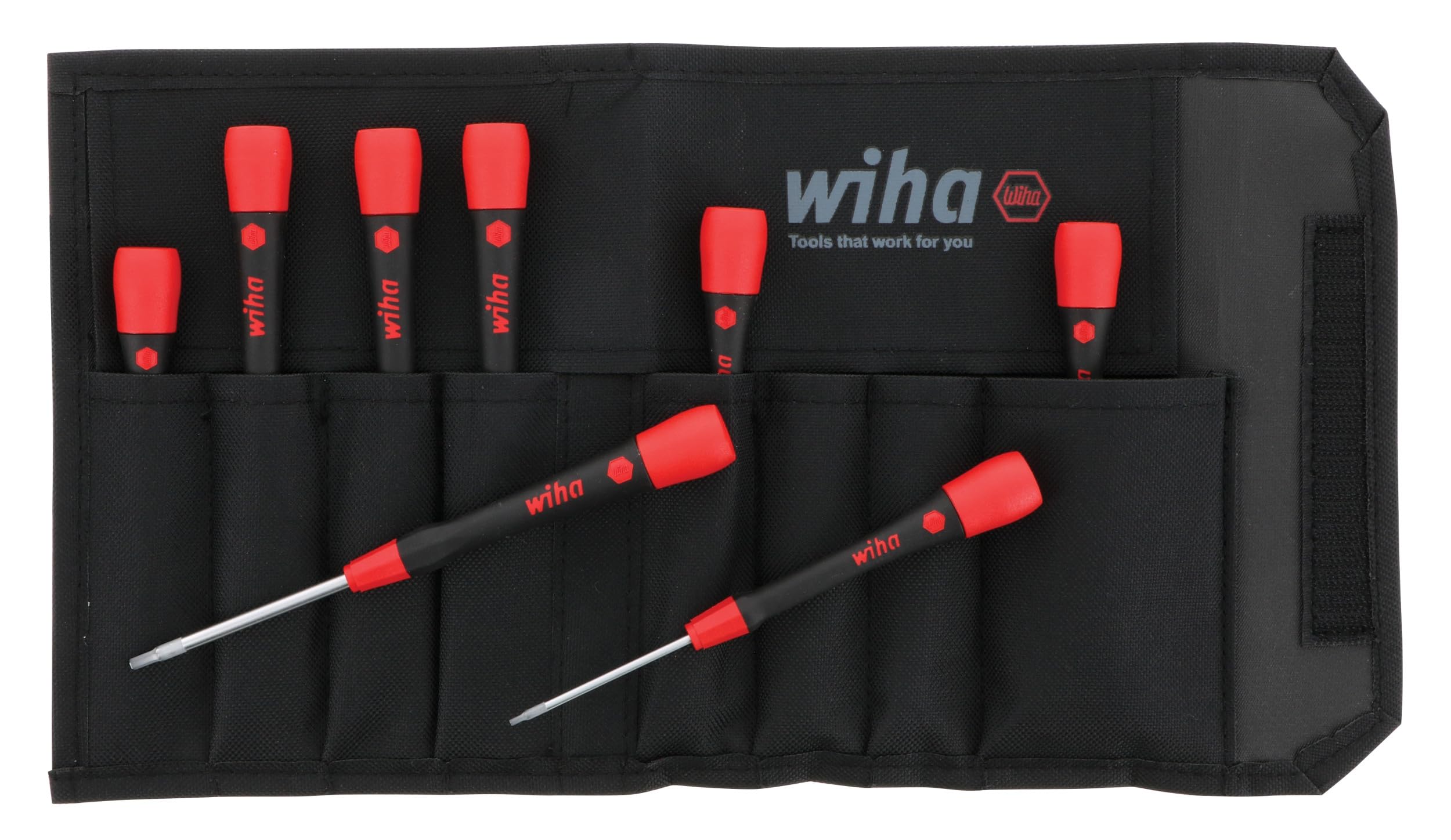 Wiha 26392 PicoFinish SAE Hex Screwdriver Set – 8 Piece Set