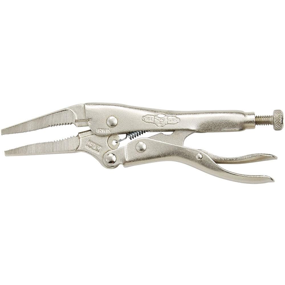 IRWIN VISE-GRIP Original Locking Pliers, Long Nose, 4-Inch (1602L3), 100mm