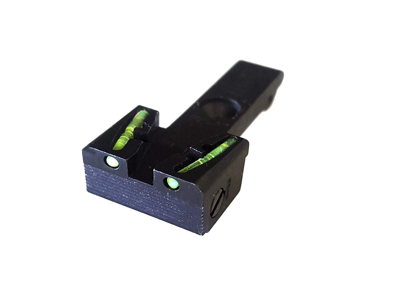 HIVIZ SWR11 Rear Sight for Smith & Wesson Revolvers – Adjustable Fiber Optic Rear Sight – Fits K, L, N, and X Frame Models