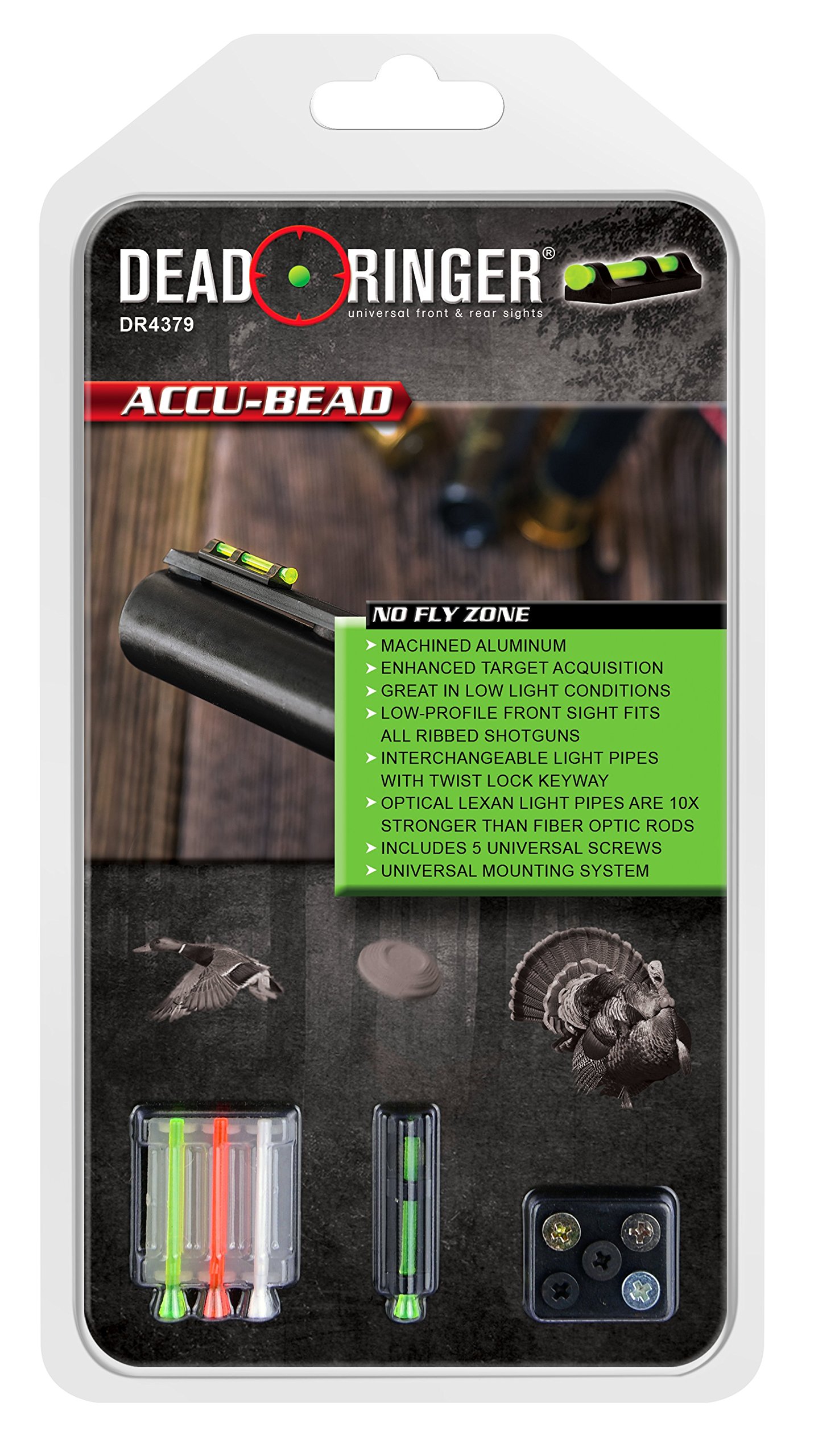 Dead Ringer Universal Shotgun Sight Accu-Bead, Low Profile, Easy Install