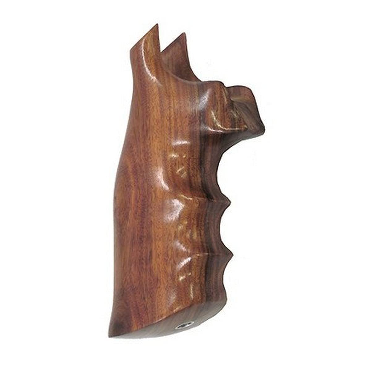 Hogue 29300 S&W N Frame Square Butt Revolver Pau Ferro Smooth Wood Grip