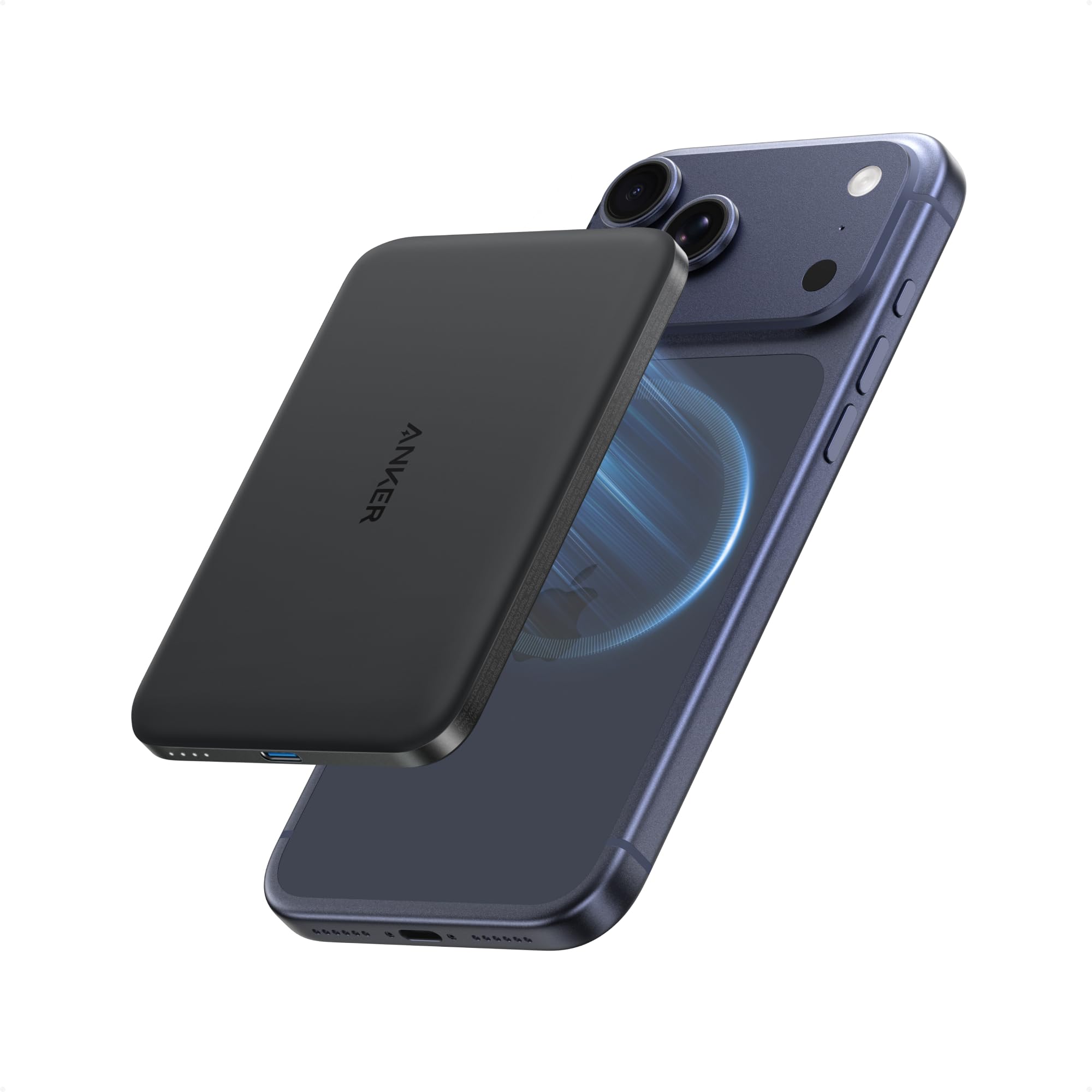 Anker Nano Magnetic Power Bank, 5,000mAh Qi2-Certified 15W Portable Charger