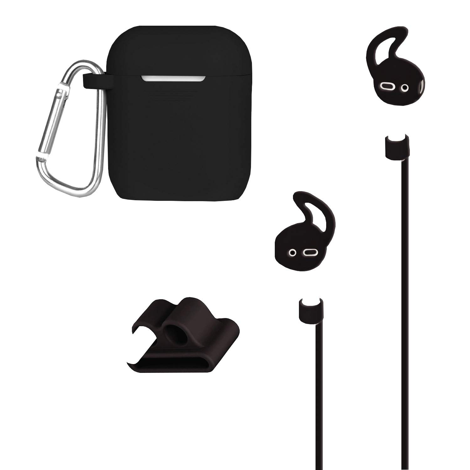 AT&T  APCKIT-BLK AirPods Case and Accessories Kit (Black)