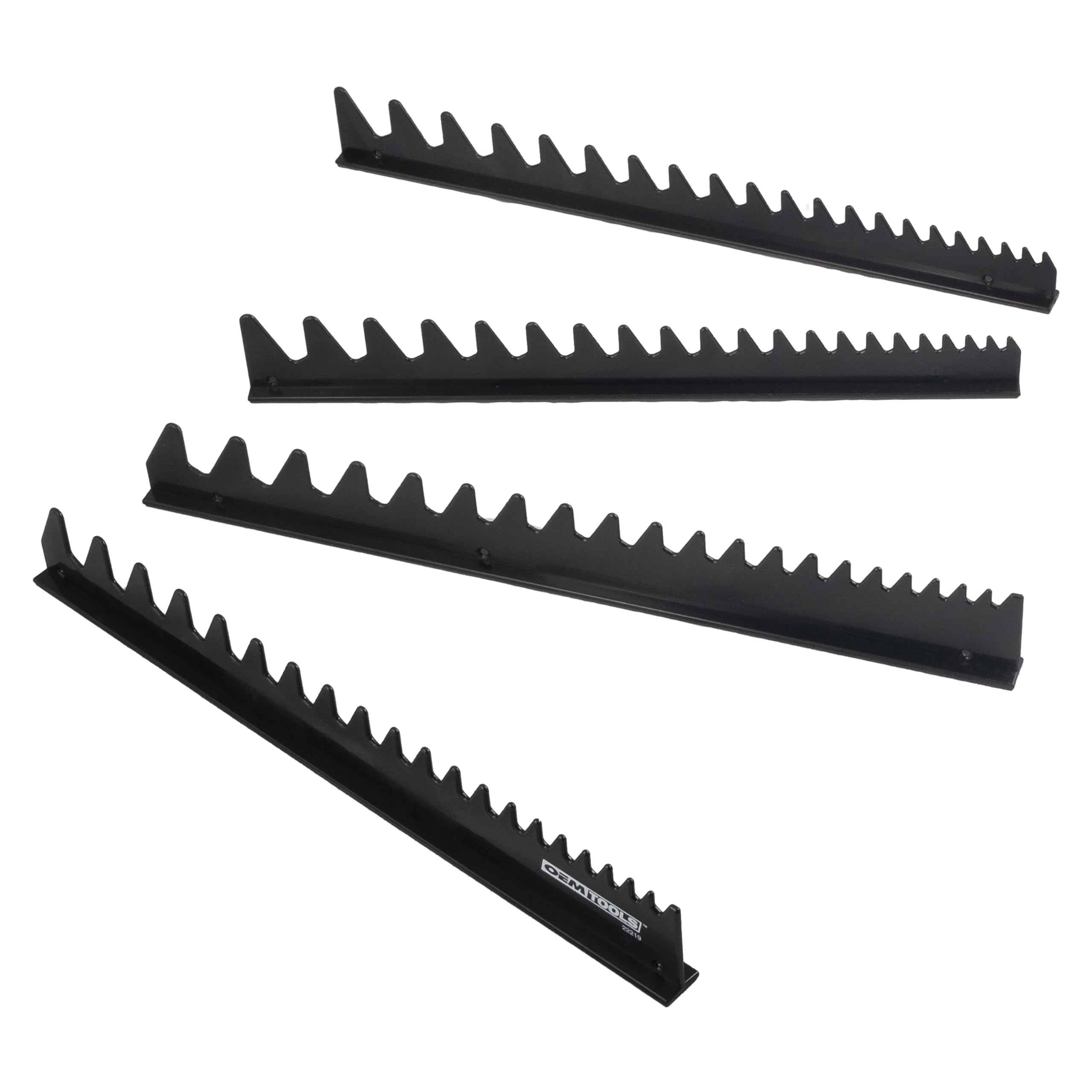 OEM Tools 22219 4-Piece Wrench Holder Set  Black