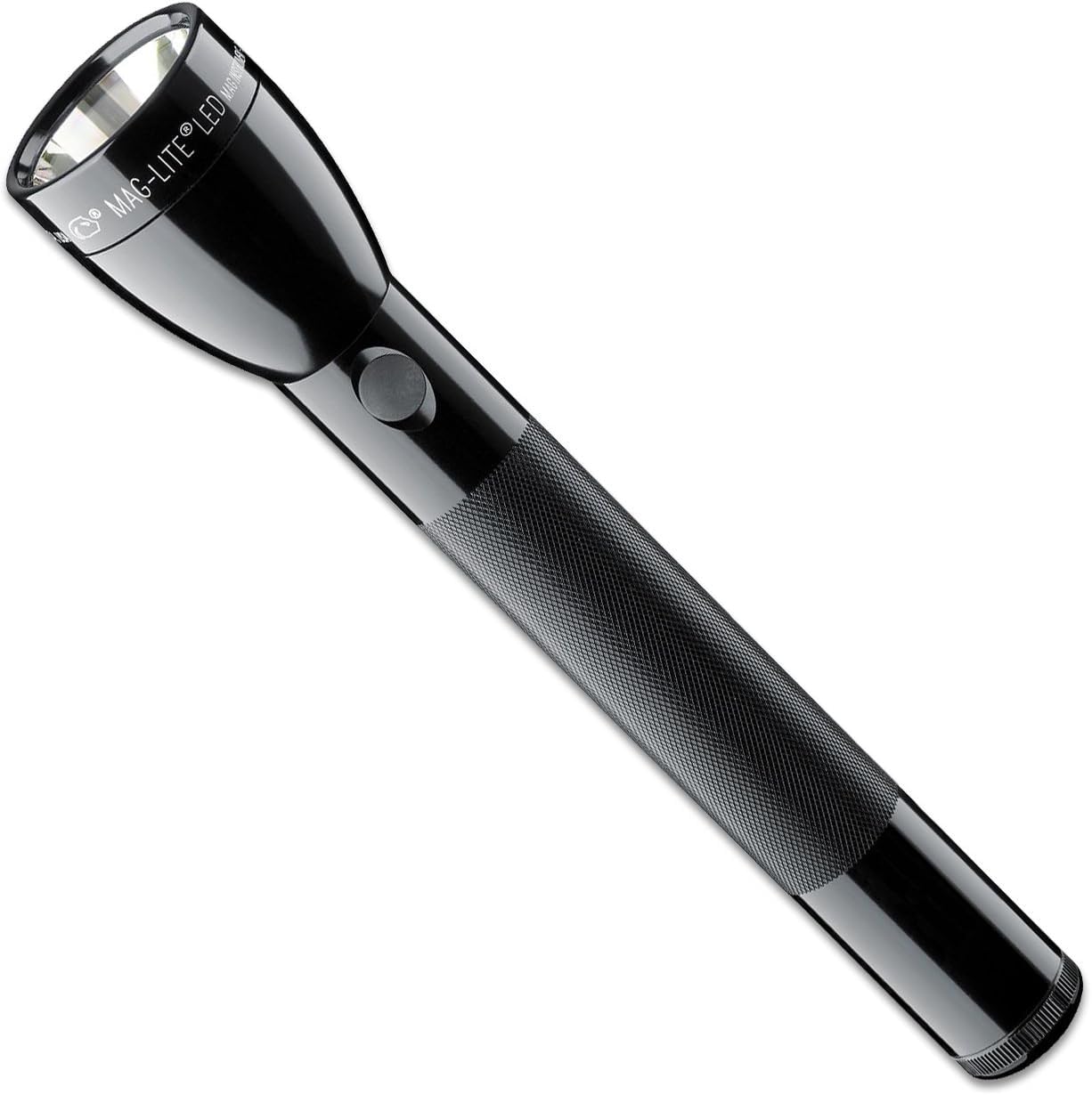 MagLite ML50L 3-Cell C – High Lumens LED Flashlight with Adjustable Focus for Precise Beam, High & Low Modes, Long Battery Life, Water-Resistant for Emergency, Outdoor, and Camping – Black