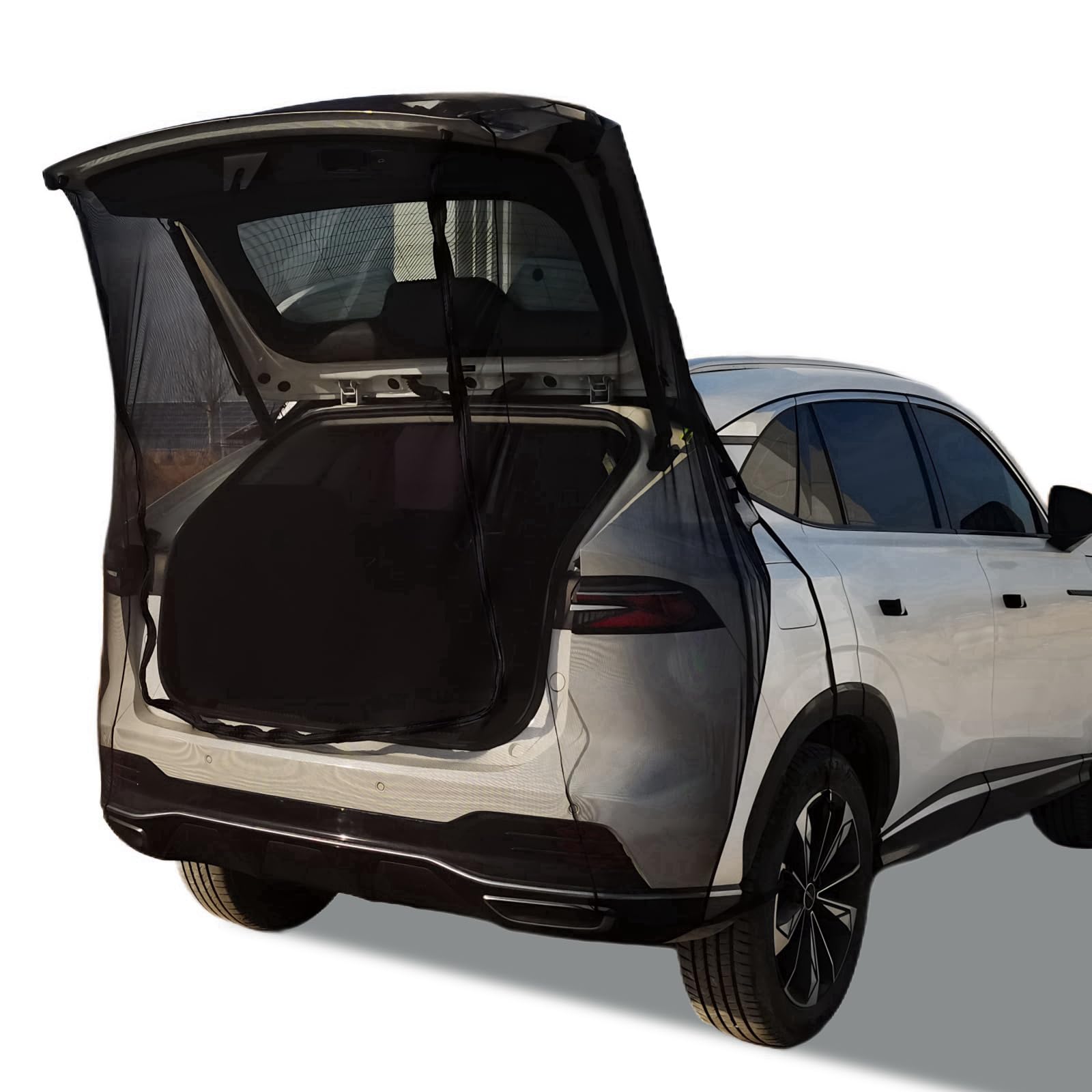 Soulian Car Camping Tailgate Mesh Screen for SUV, Mini Van, Tesla Model Y