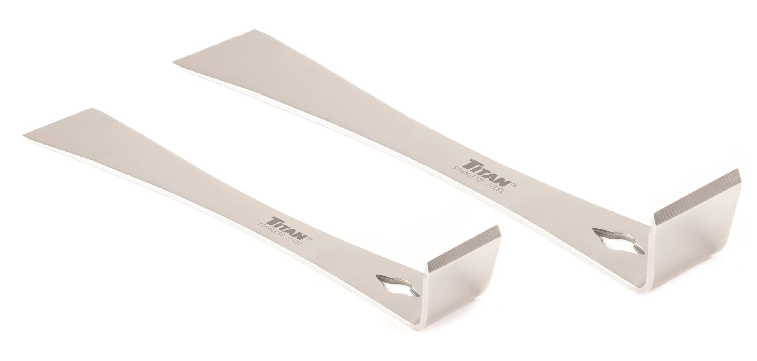 Titan Tool 2 pc Stainless Steel Pry Bar/Scraper Set