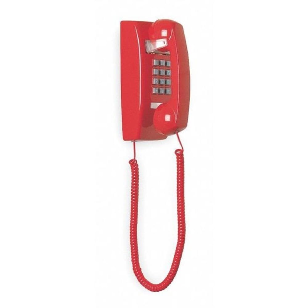 Cetis 25403 Scitec 2554E Wall Telephone - Red