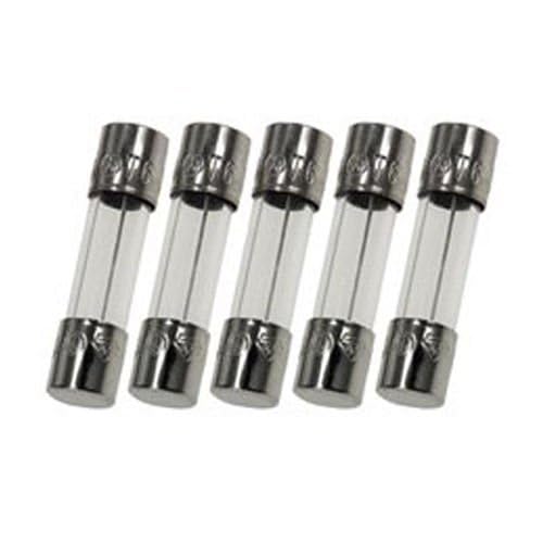 Pack of 5-200mA (0.2A) Glass Fuse (GMA), 250v, 5mm x 20mm (3/16" X 3/4") Fast Blow (Fast Acting)
