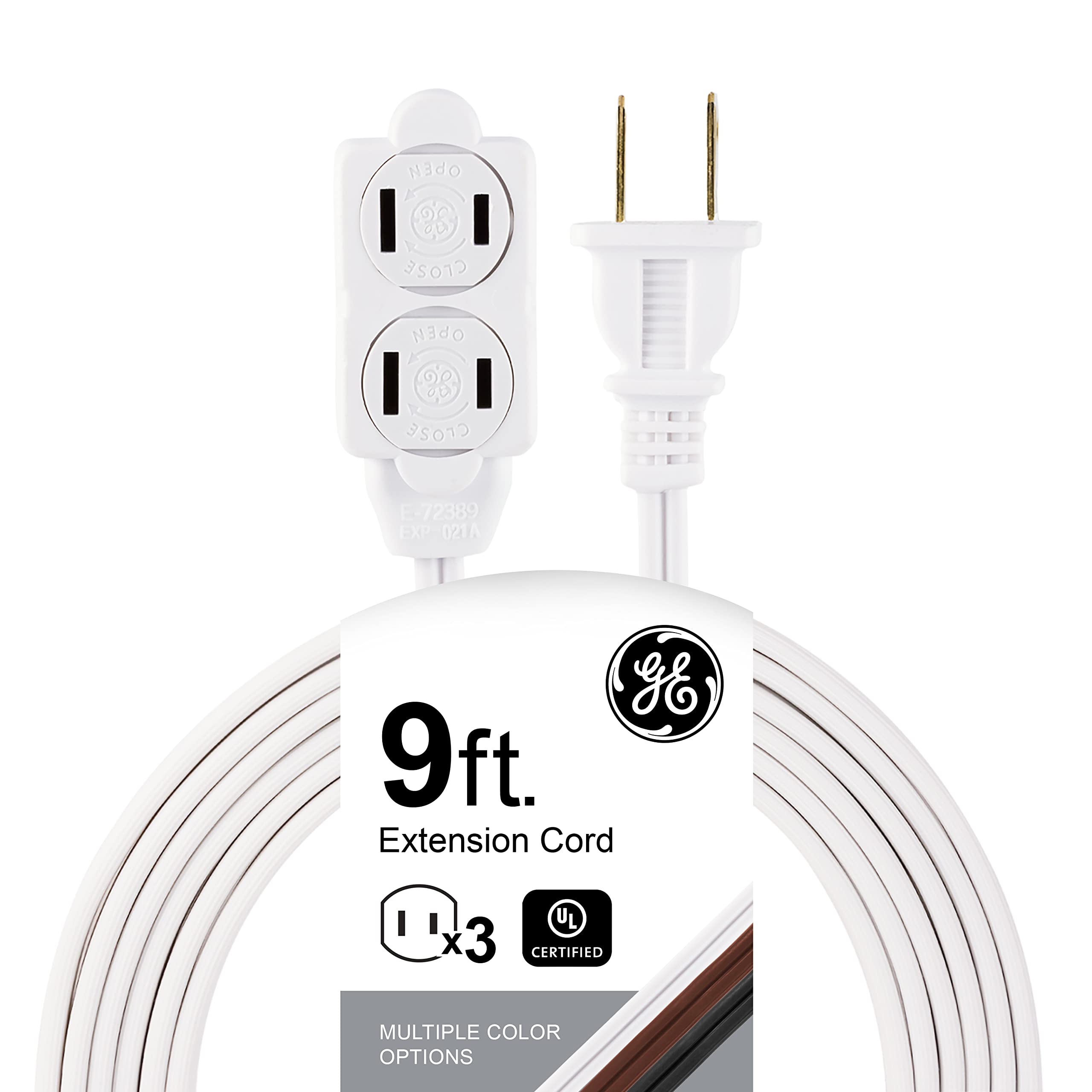GE JASHEP51947 9-Ft Polarized Extension Cord