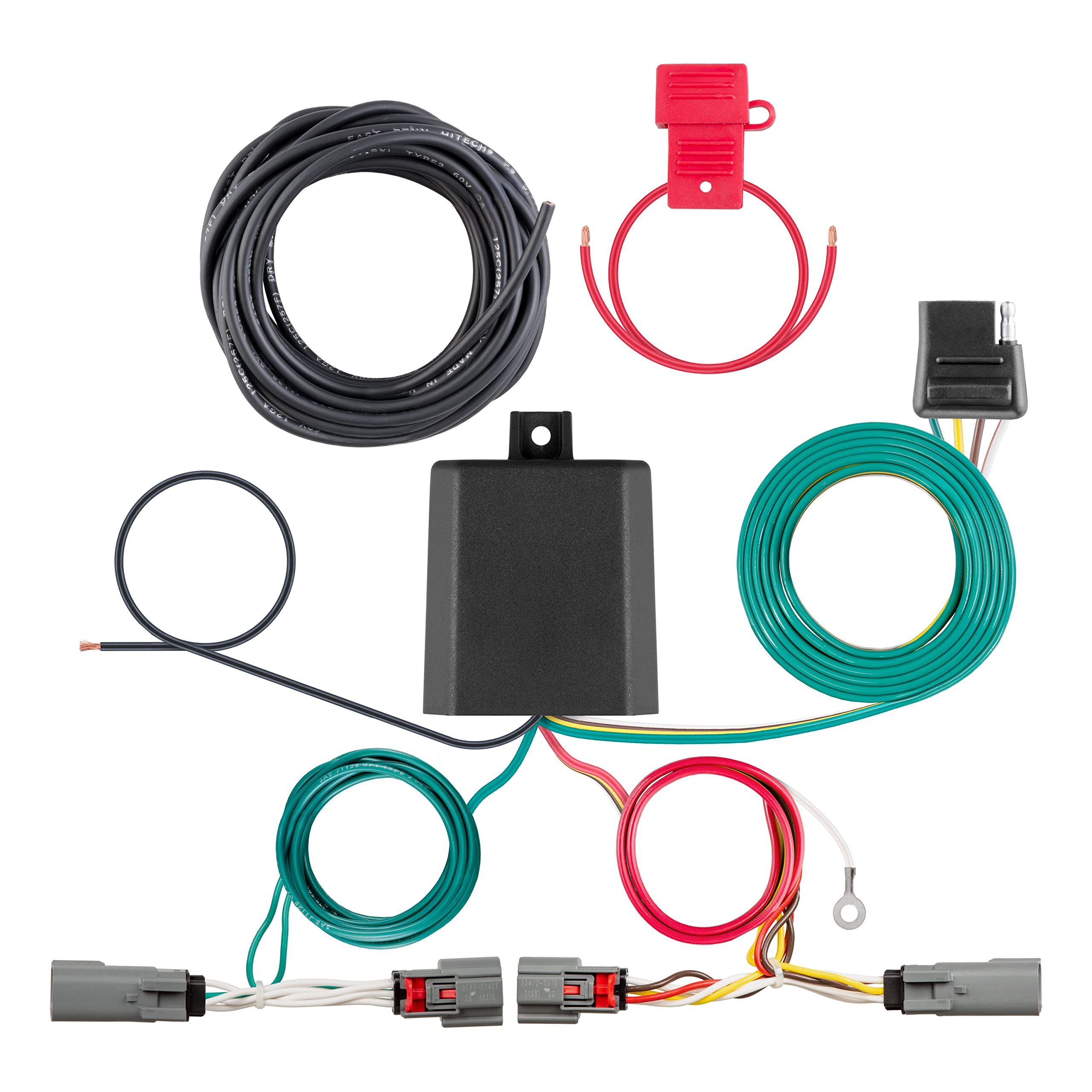 CURT 56487 Vehicle-Side Custom 4-Pin Trailer Wiring Harness, Compatible with Select CX-5, CX-50
