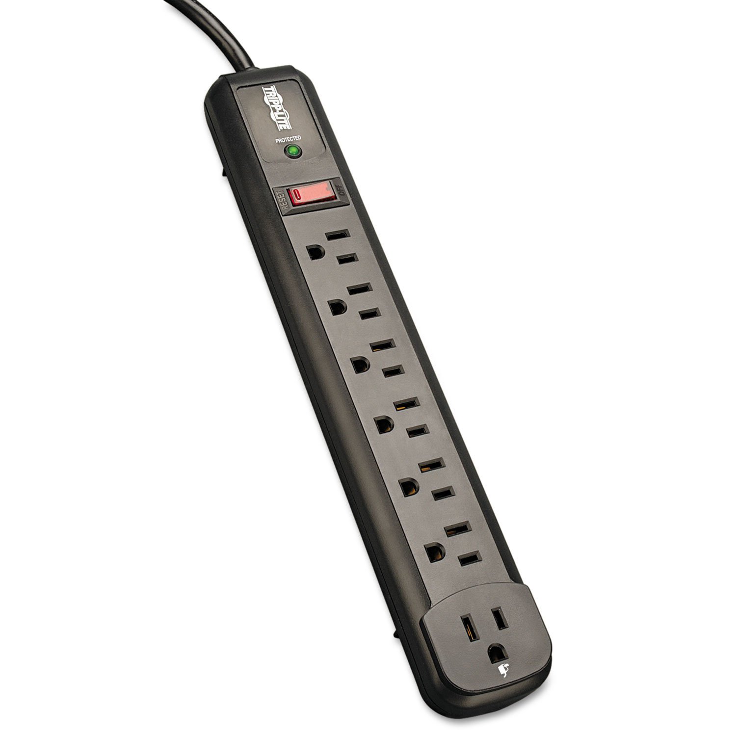 Tripp Lite TLP74RB Protect It!Â® 7-Outlet Surge Protector with 4 Foot Cord