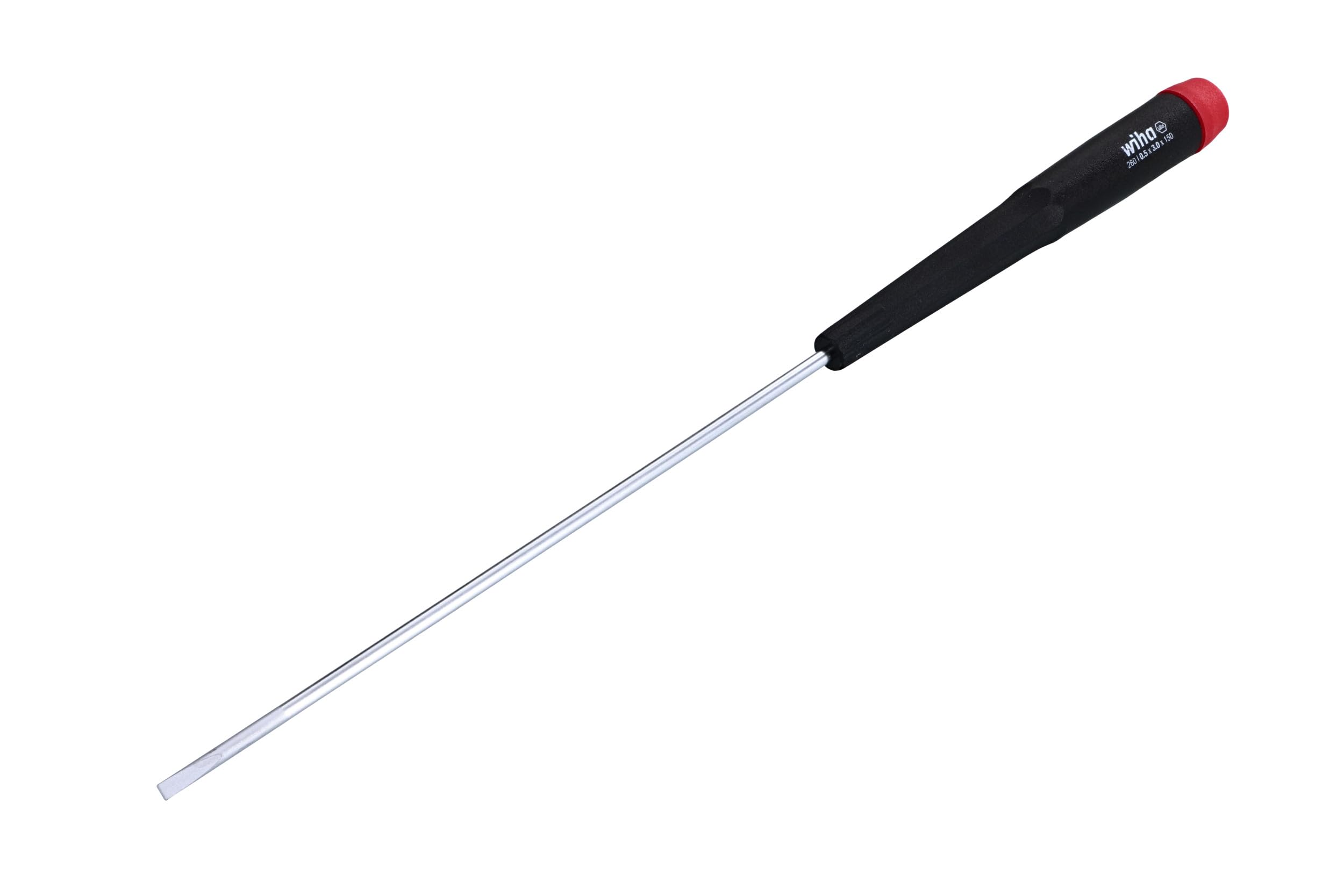 Wiha 26034 Precision Slotted Screwdriver 3.0mm (1/8″) x 150mm