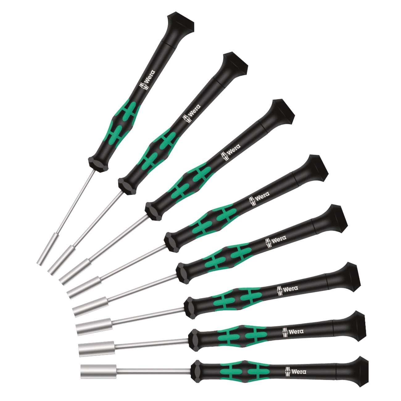 Wera - Micro Nutdriver Set 8Pc (3/32in.-1/4in.), 2069/8-5345279001