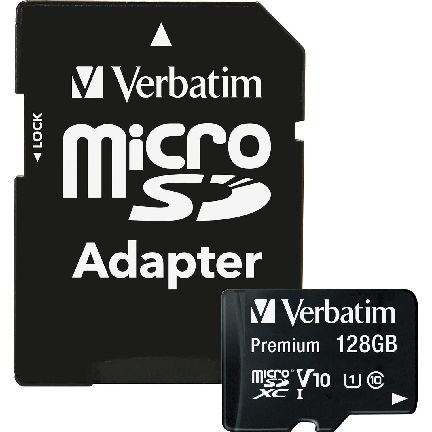 Verbatim 44085 128GB Premium microSDXC™ Card with Adapter