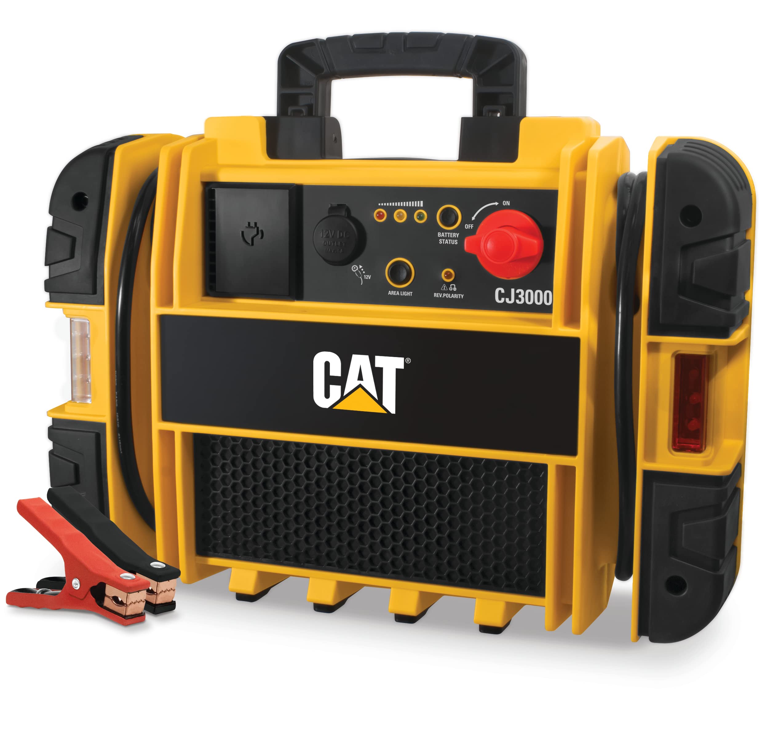 CAT CJ3000 Professional Jump Starter: 2000 Peak/1000 Instant Amps with Built-In