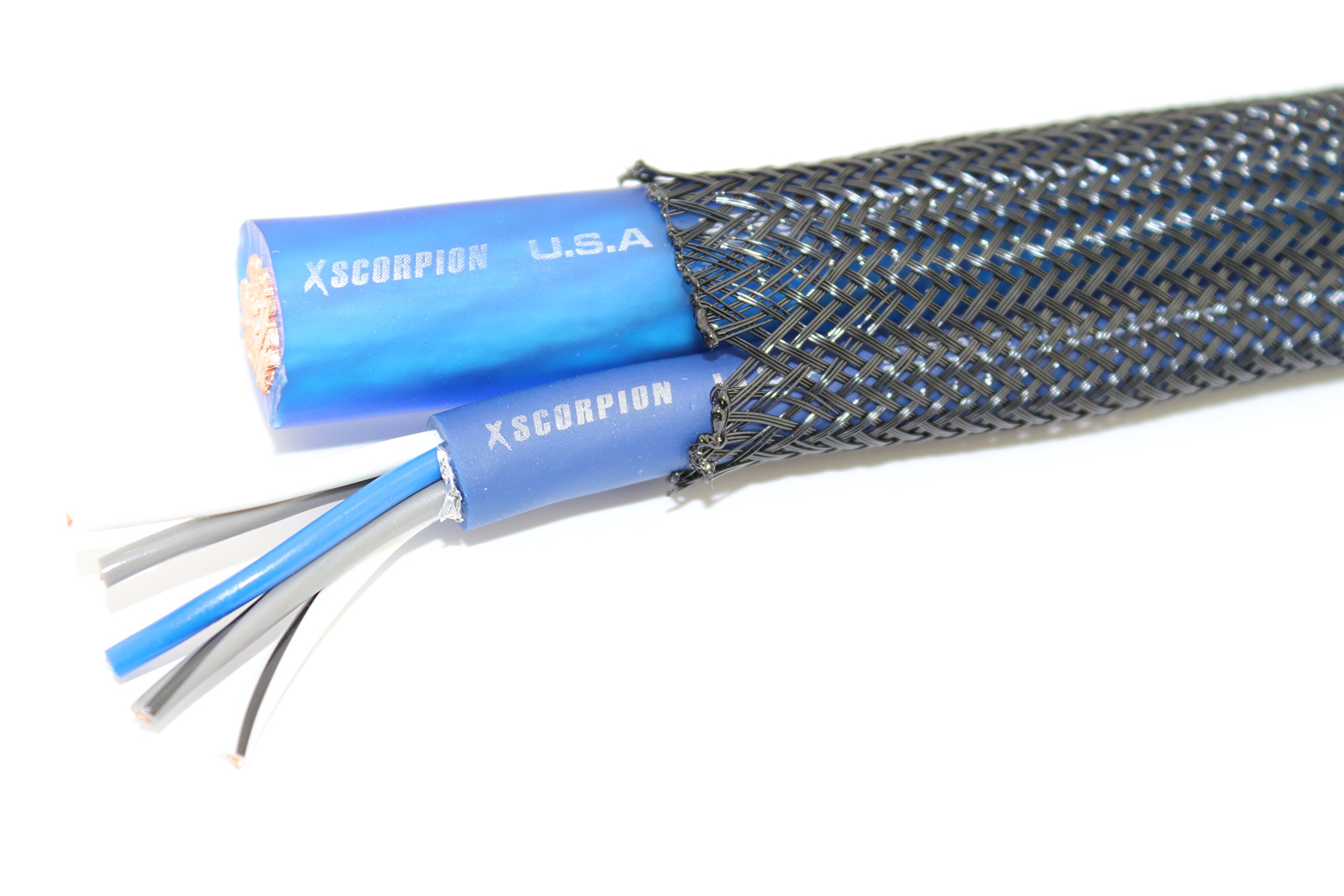 XSCORPION ET341BK 3/4 Expandable Braided Sleeve  Black (100 feet)