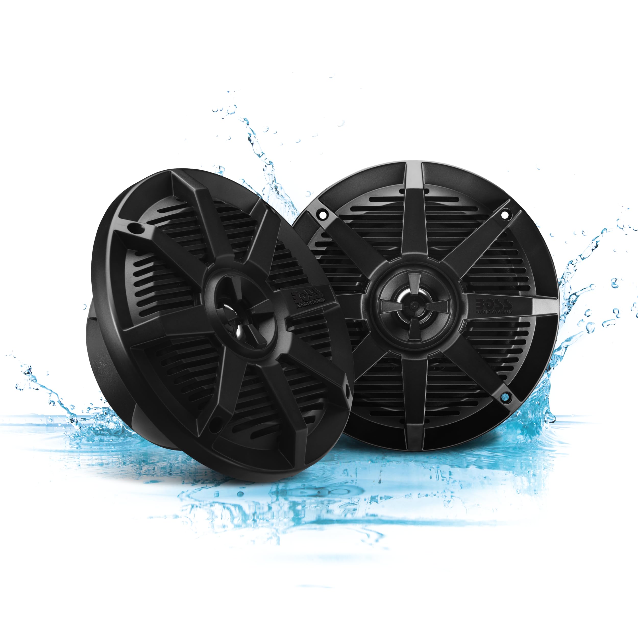 Boss MR62B 6.5" 2-Way Coaxial Marine Speaker 200W Black
