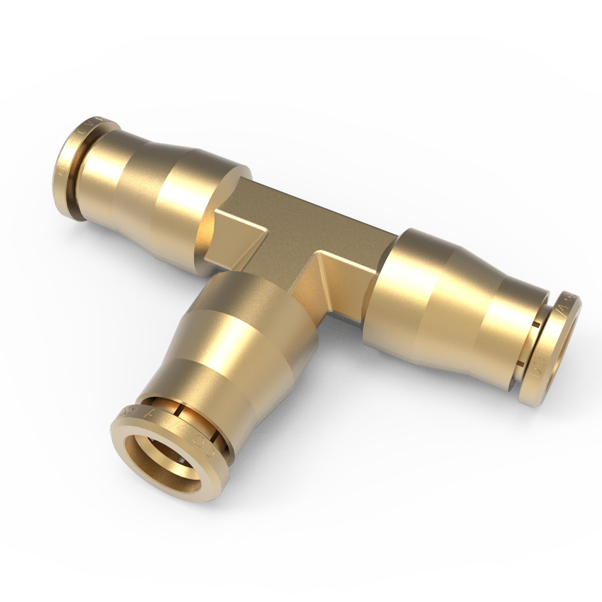 RETRUE 21838 Air Line Fittings Union Tee, 1/4" T-Fitting
