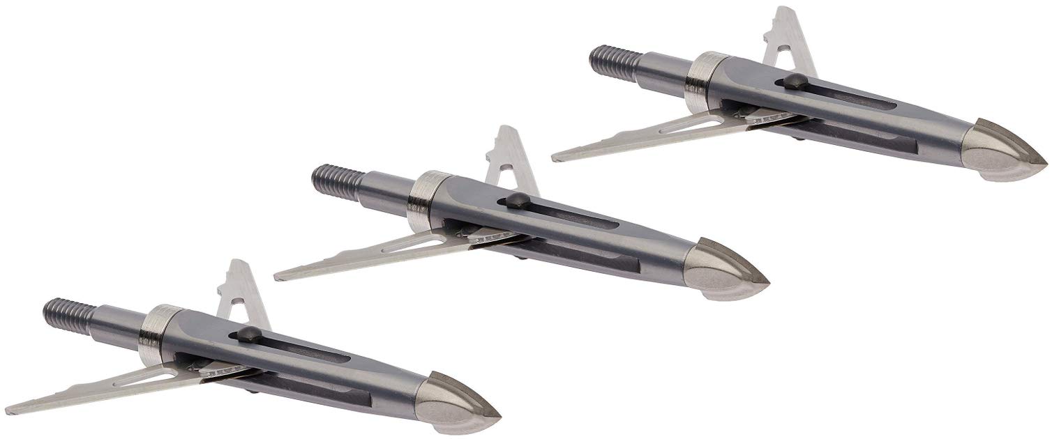 NEW Archery Products Killzone 2 Blade Mechanical Broadheads with 2" Cutting Diameter, 100 Grain, Cut-ON-Contact TIP (3 Pack)