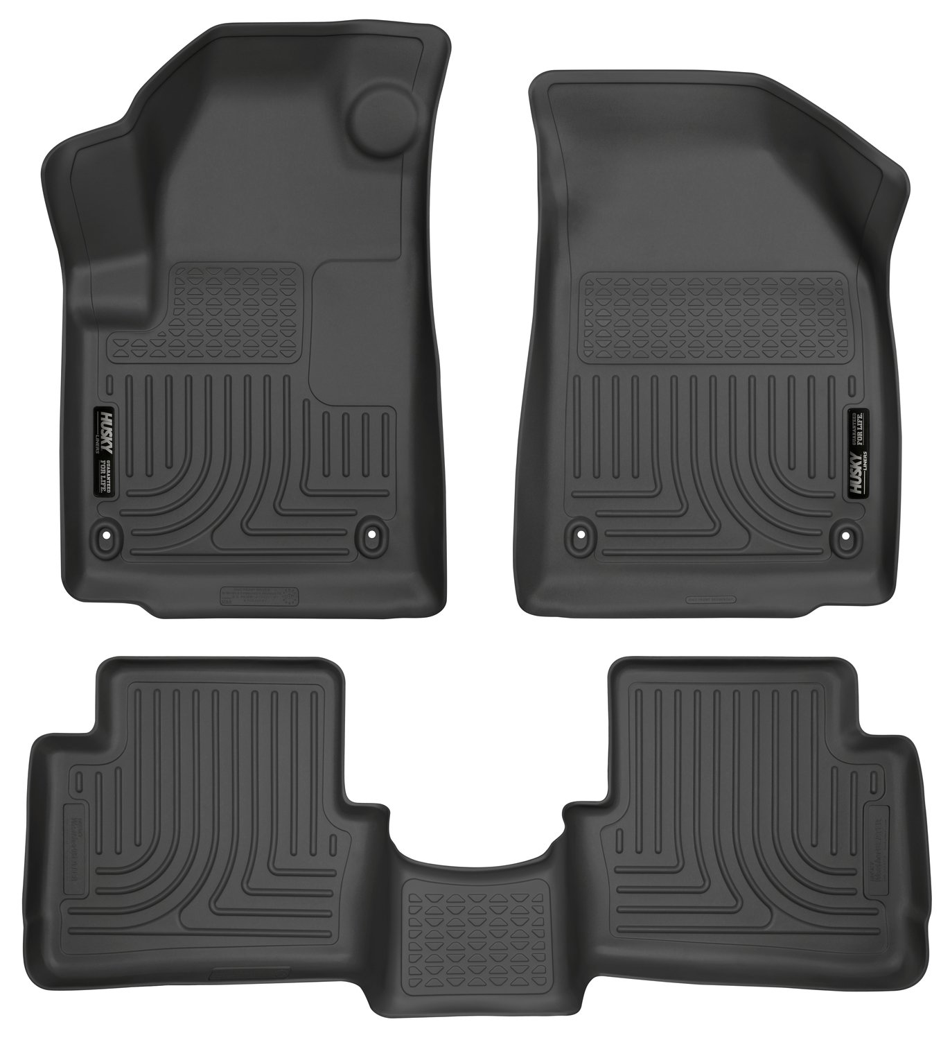 Husky 99021 Front/2nd Seat Floor Liner For 2013-2016 Dodge Dart
