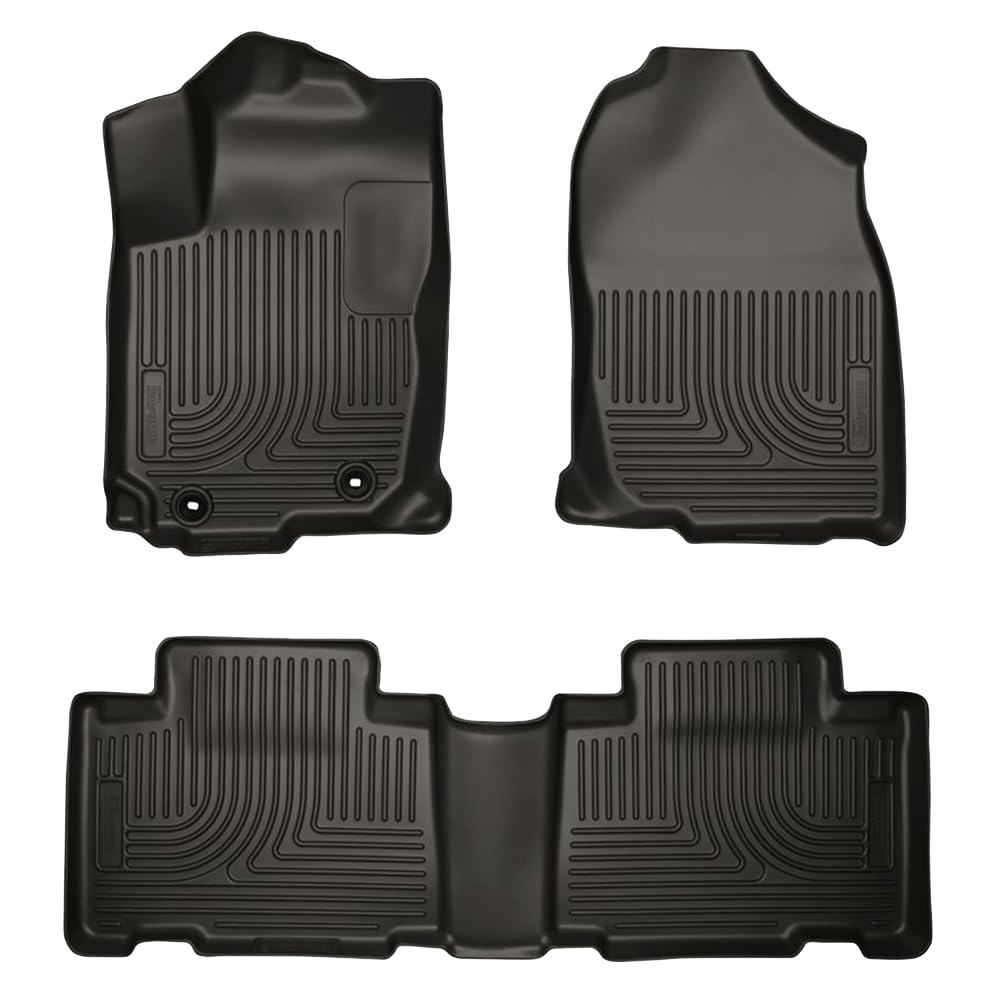 Husky 99531 Front/2nd Seat Floor Liners For 14-19 Toyota Corolla