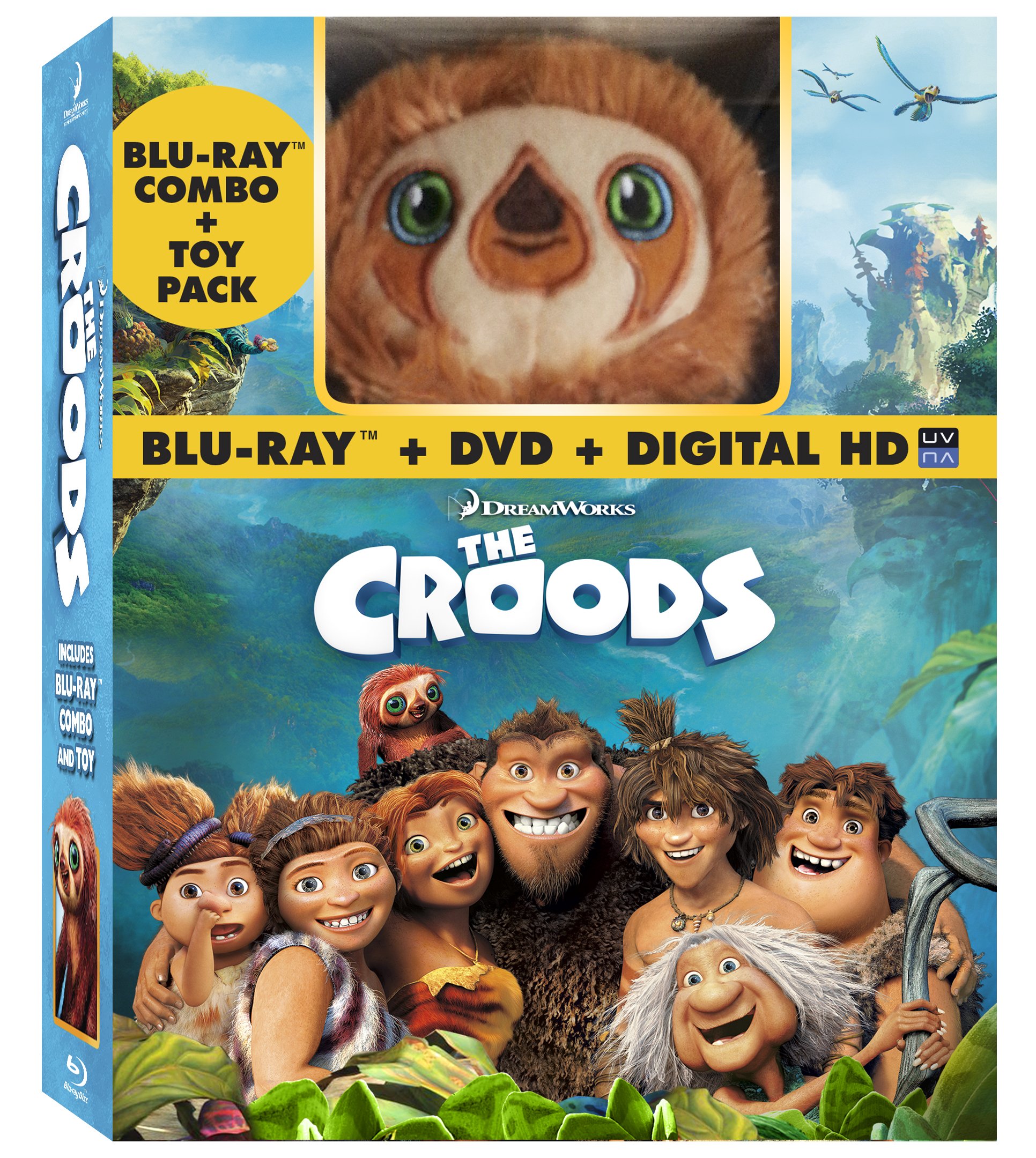 The Croods (Blu-ray / DVD + Digital Copy + Toy)