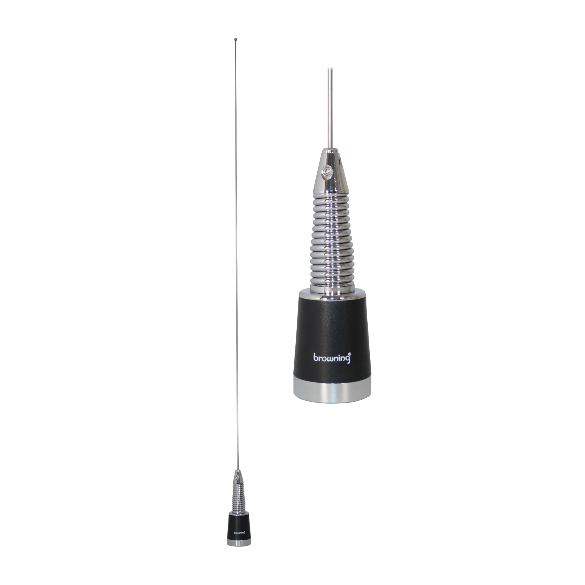 Browning BR-158-S 200W Wide-Band 144-174 MHz 2.4-dBd-Gain VHF Silver Antenna