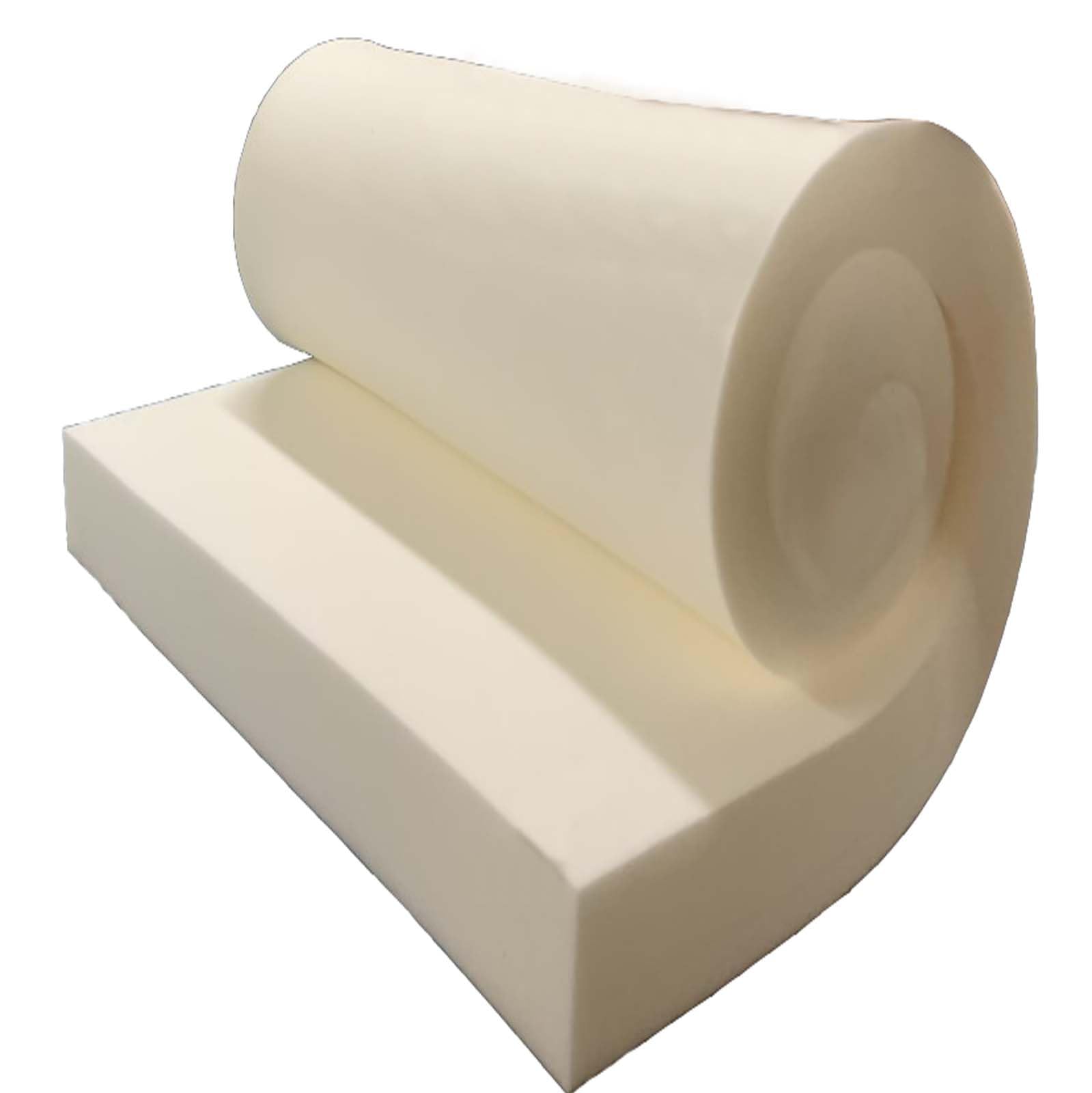 GoTo Foam 2" Height x 24" Width x 72" Length 43ILD (Firm) Upholstery Cushion Made in USA