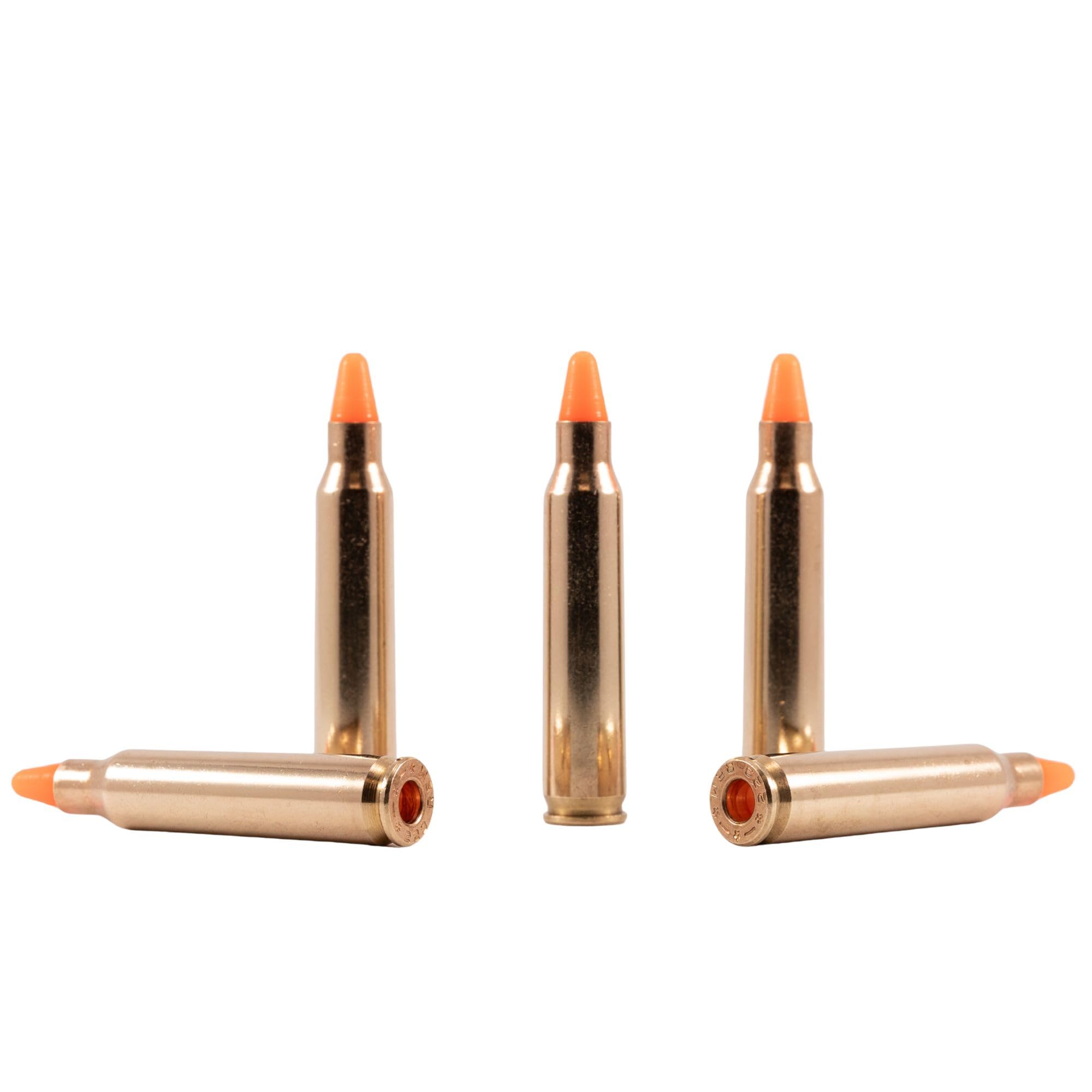 S.T. Action Pro 223 Cal / 5.56 MM Dummy Rounds – Orange Safety Trainer Dummy Rounds, Reusable Dry Fire Training Ammunition (5-Pack) for Gun Owners - Veteran-Owned, Assembled in the USA