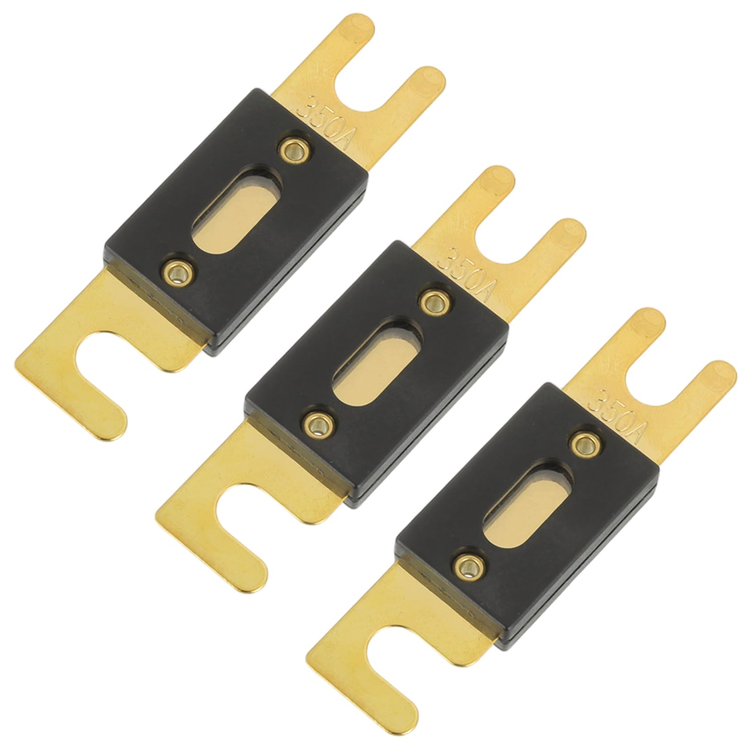 BOJACK 350 Amp 32 VDC ANL Blade Fuse for car Audio and Video System(Pack of 3)