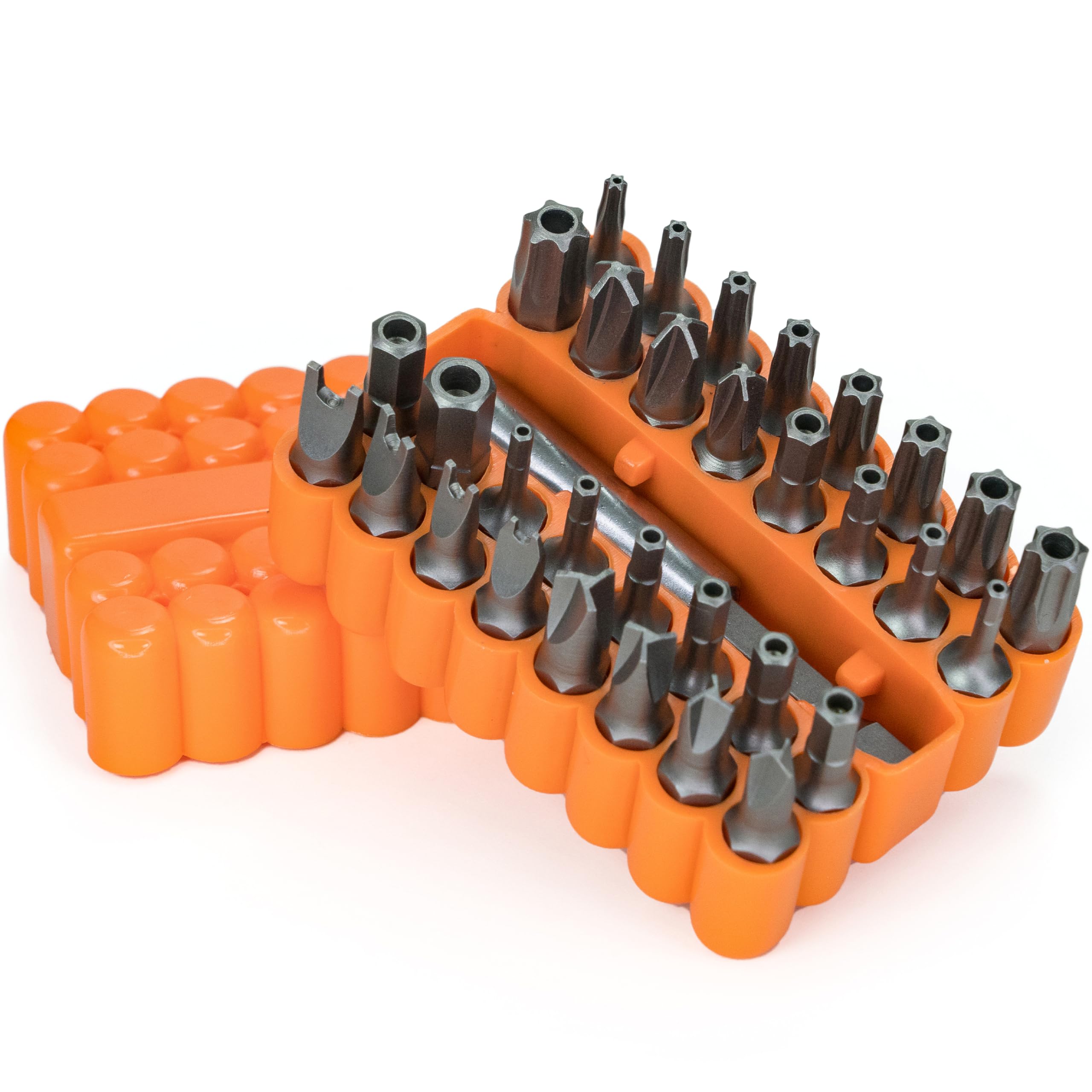 Mutt Tools 33pc Security Bit Set Torx Hex Spanner Tri Wing Tamperproof Bits