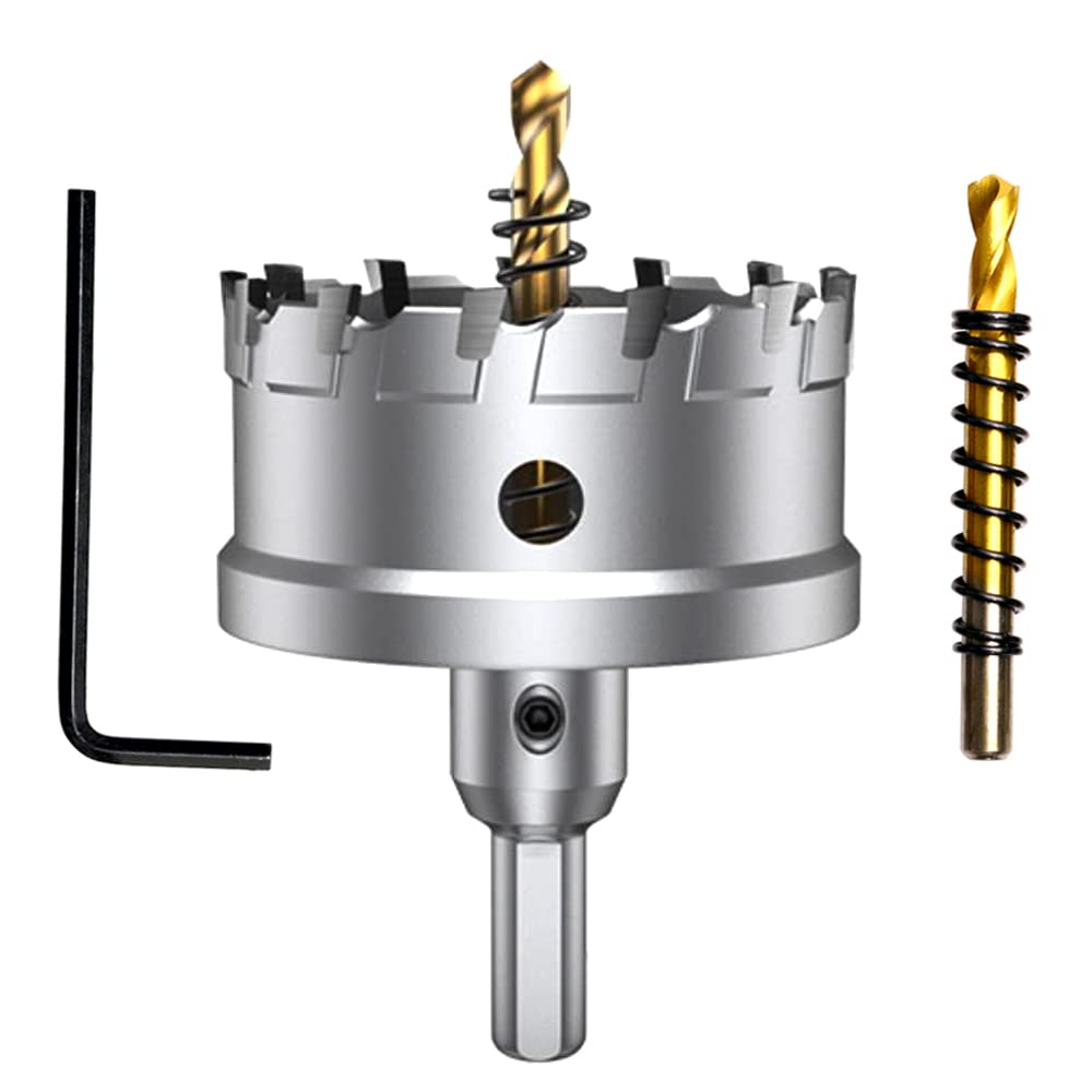 2-1/2'' Tungsten Carbide Tipped Hole Saw Drill Bit for Hard Metal Steel