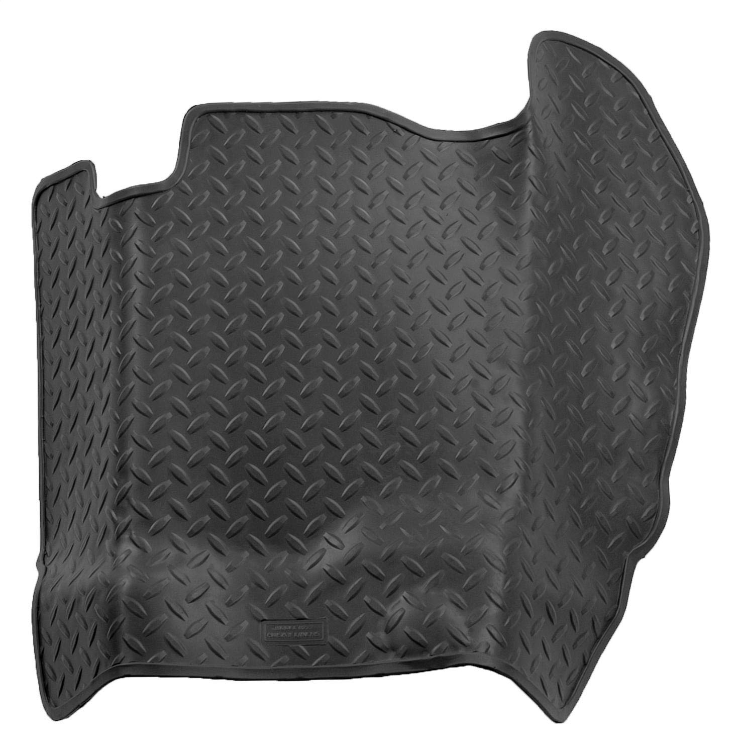 Husky Liners Classic Style Floor Mats | Fits 1992-1999 Chevrolet C1500/K1500 Extended CAB ONLY | Center Hump, 1-pc Black - 82201