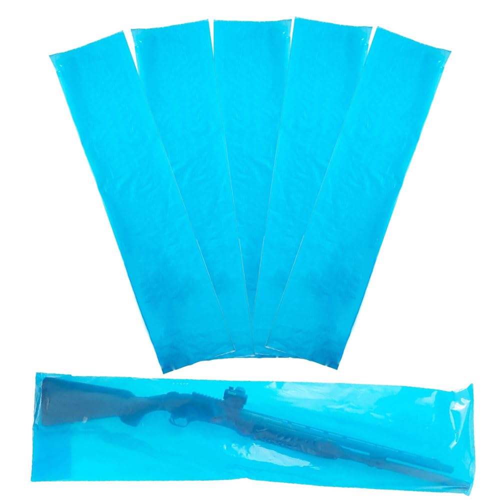 Rifle Storage Packing Bag 11.8" x 59" VCI Firearm Rust Preventative Protector, Anti Corrosion, 5 Pcs (11.8" x 59")