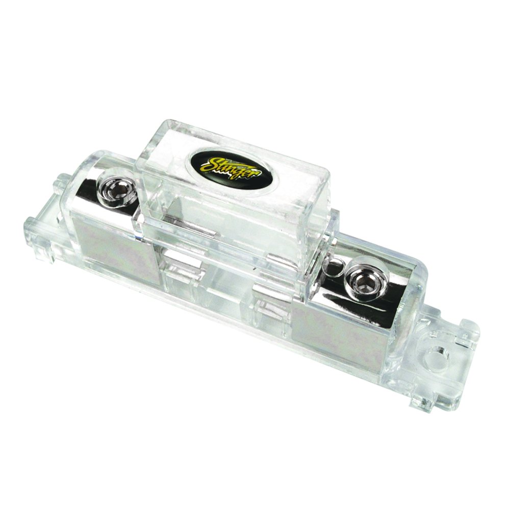 STINGER SFB1MAXPT 4/8GA MAXI INLINE FUSEHOLDER WITH INTERLOCKING BASE