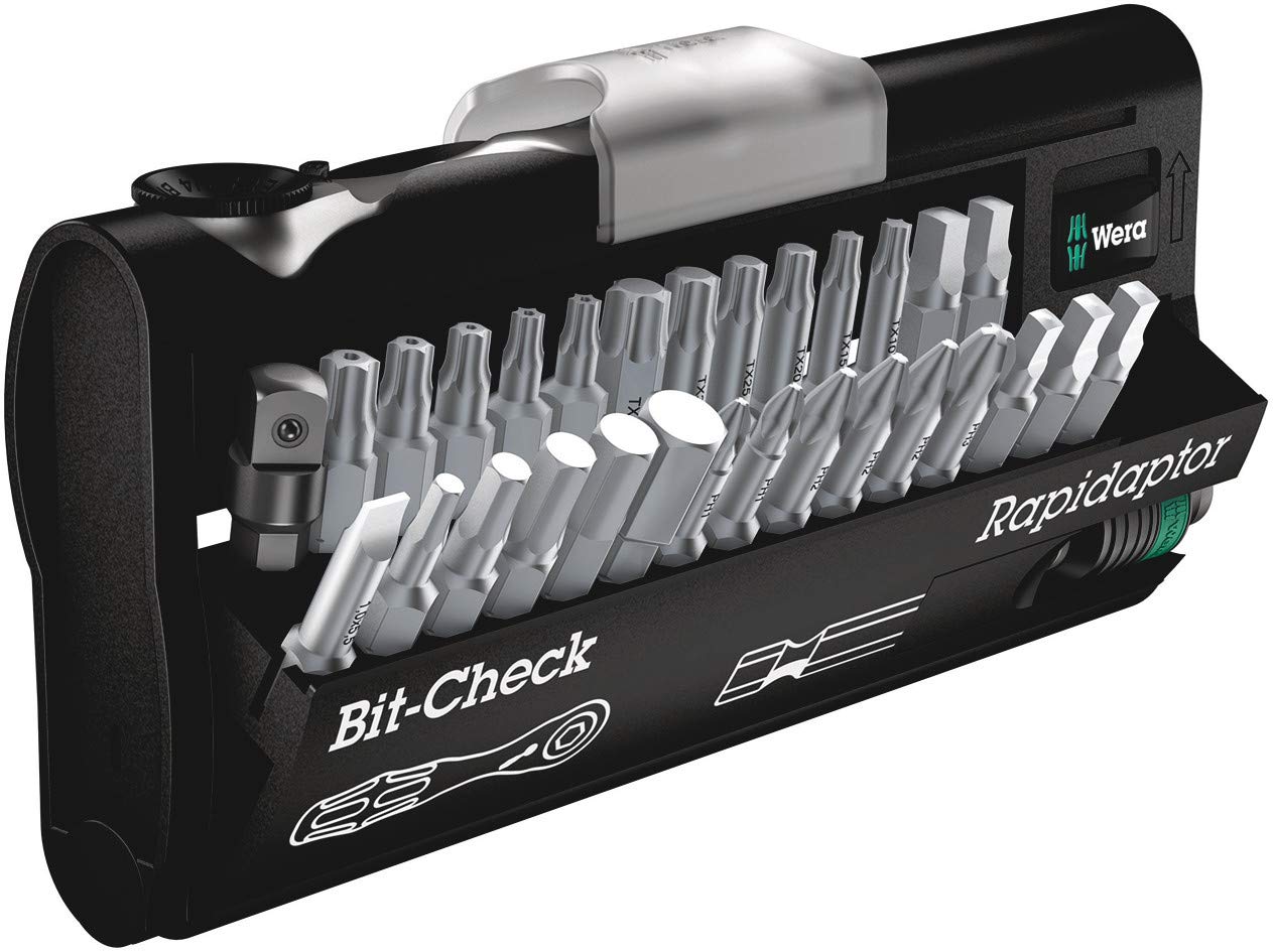 Wera 05346293001 1/4 Drive Bit Set and Carrying Case (30 Piece)