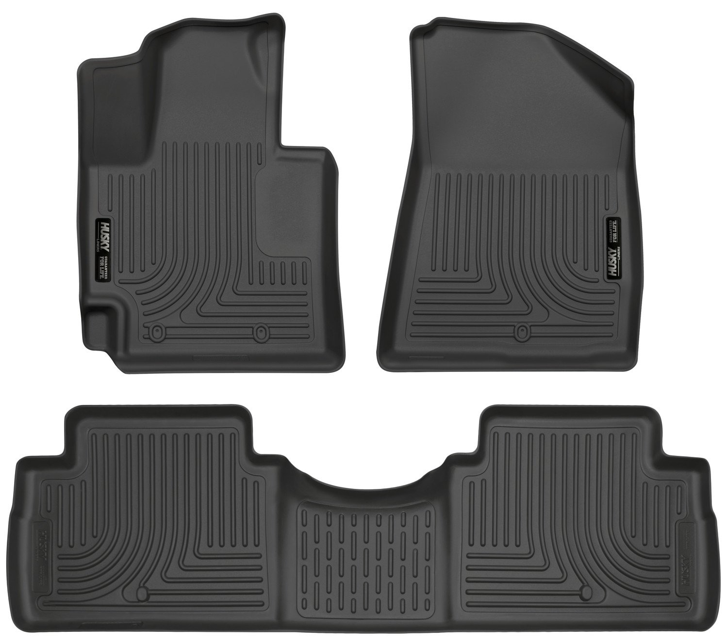Husky 99611 Weatherbeater Front/2nd Seat Floor Liners For 2014-19 Kia Soul
