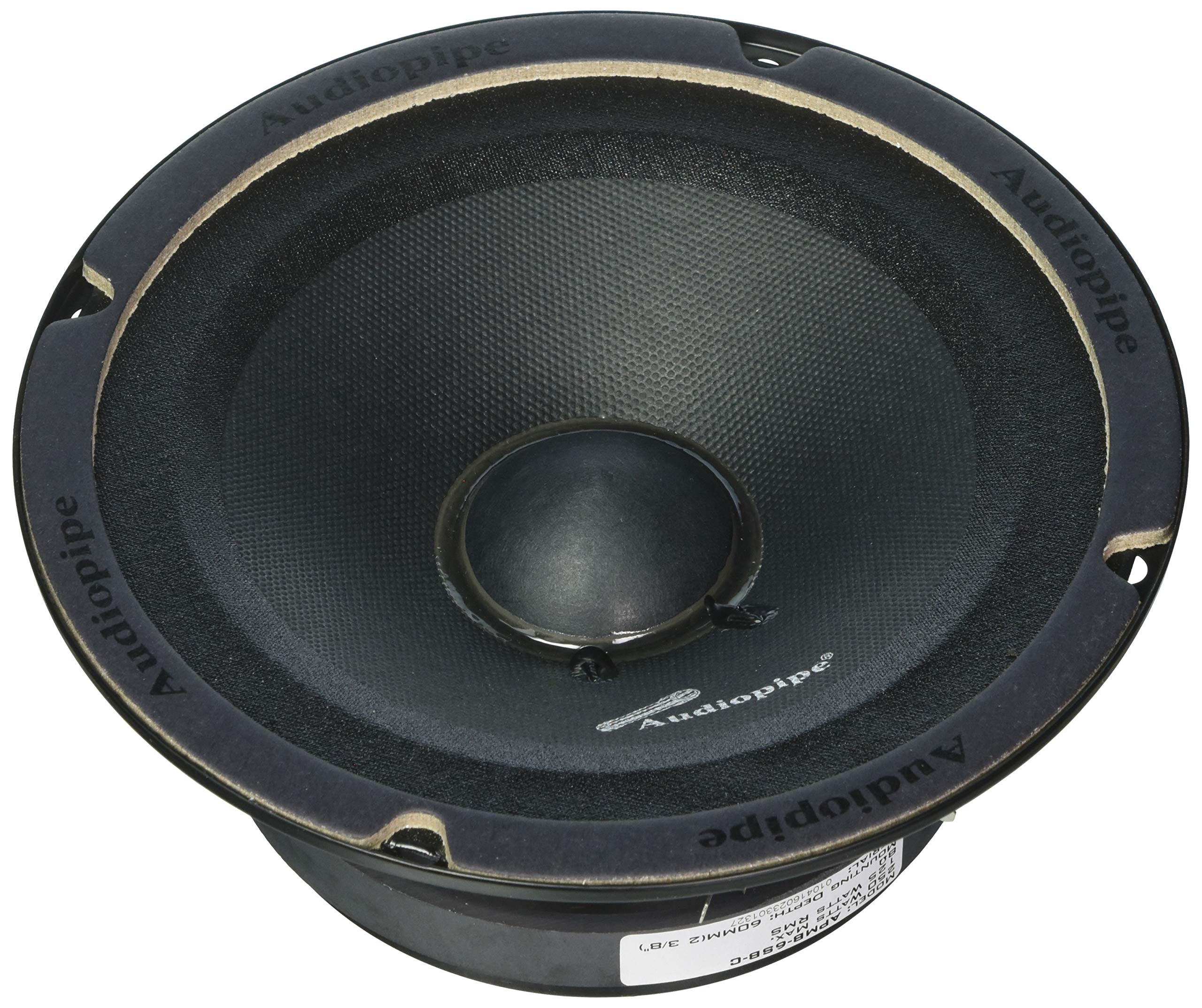 Audiopipe APMB6SBC Midbass 6" 125W RMS Sealed Back Speaker (each)