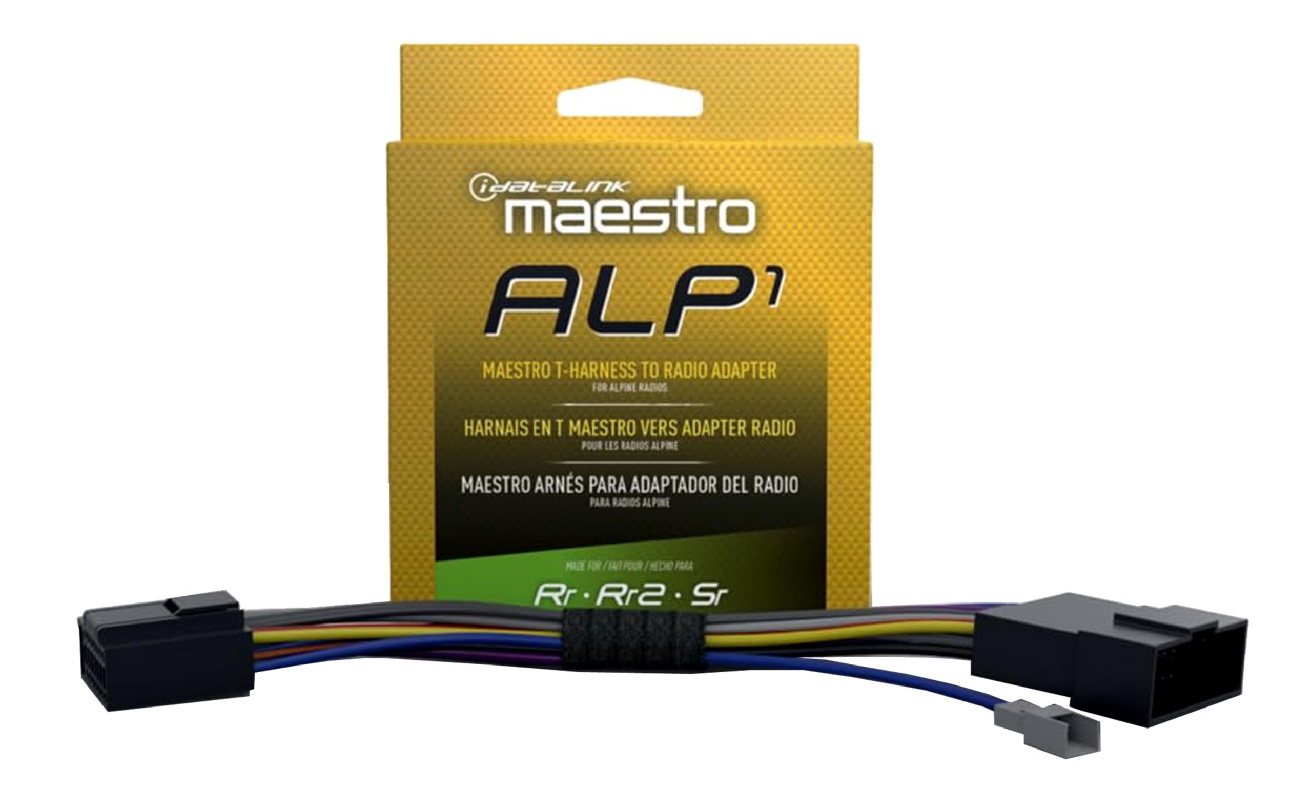 Idatalink Maestro Acc-HU-ALP1 Plug and Play Installation T-Harness for Select Alpine Car Radios (ADS-MRR, ADS-MRR2 or ADS-MSR Module Required)