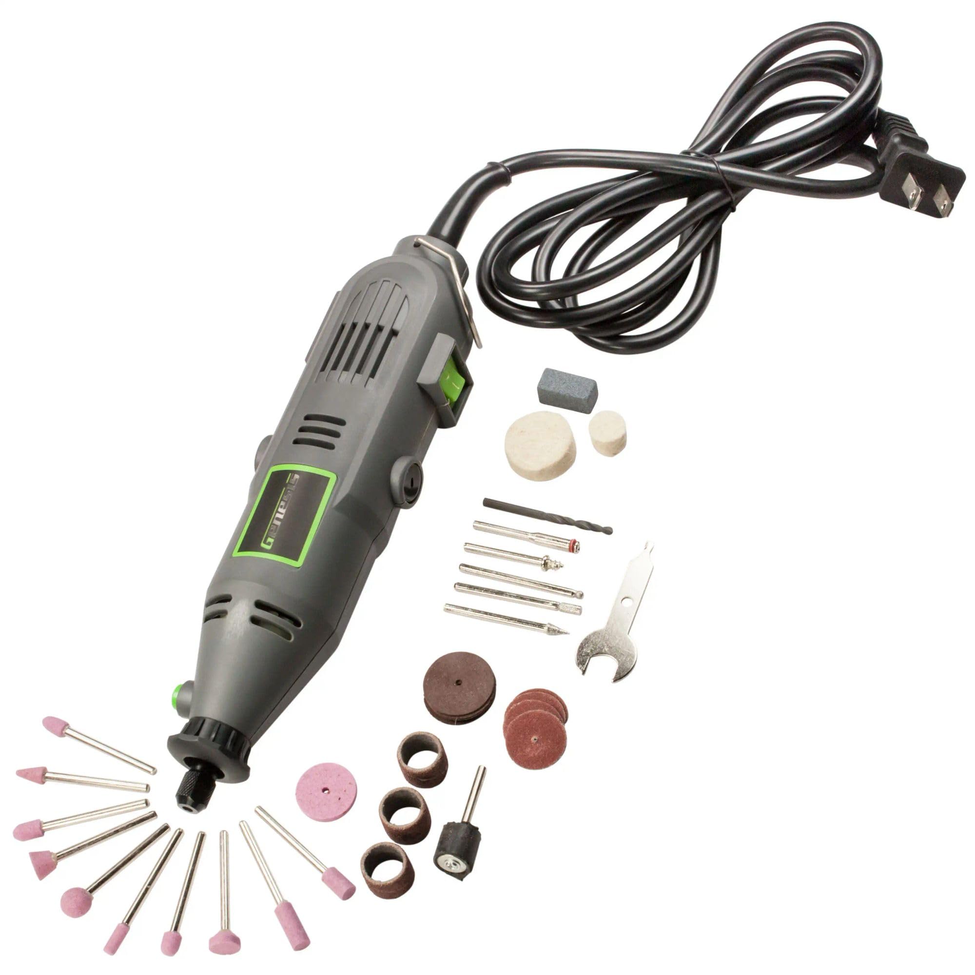 Genesis GRT2103-40 Variable Speed Rotary Tool with 40-Piece Accessory Set