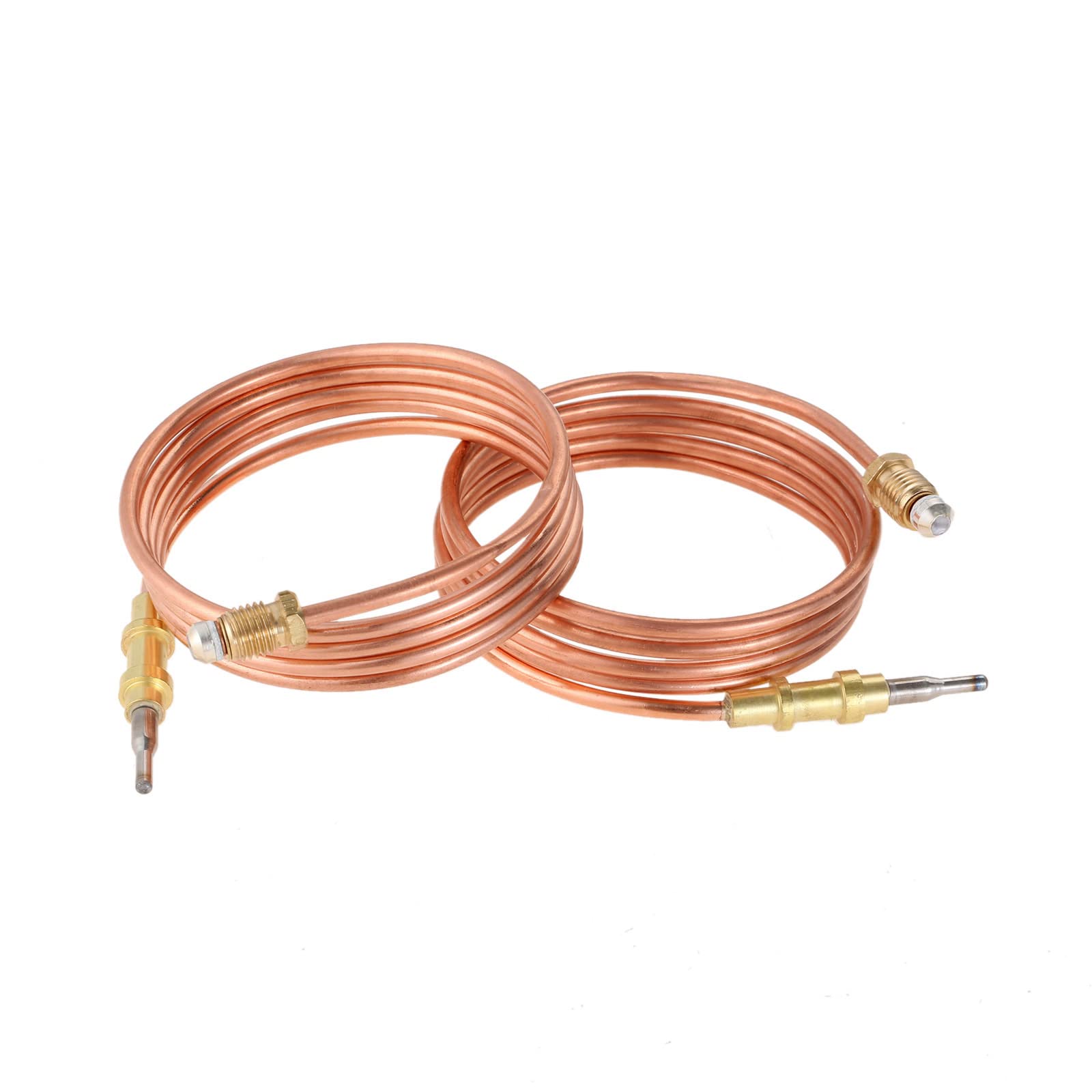 2 PCs Gas Heater Thermocouple, 39.5" M8x1 Thread Thermocouple Replacement for Desa LP Vent Free Wall heater Desa LP Glow Warm Comfort Glow Heater BBQ Grill or Fire Pit Heaters or Gas Water Heaters