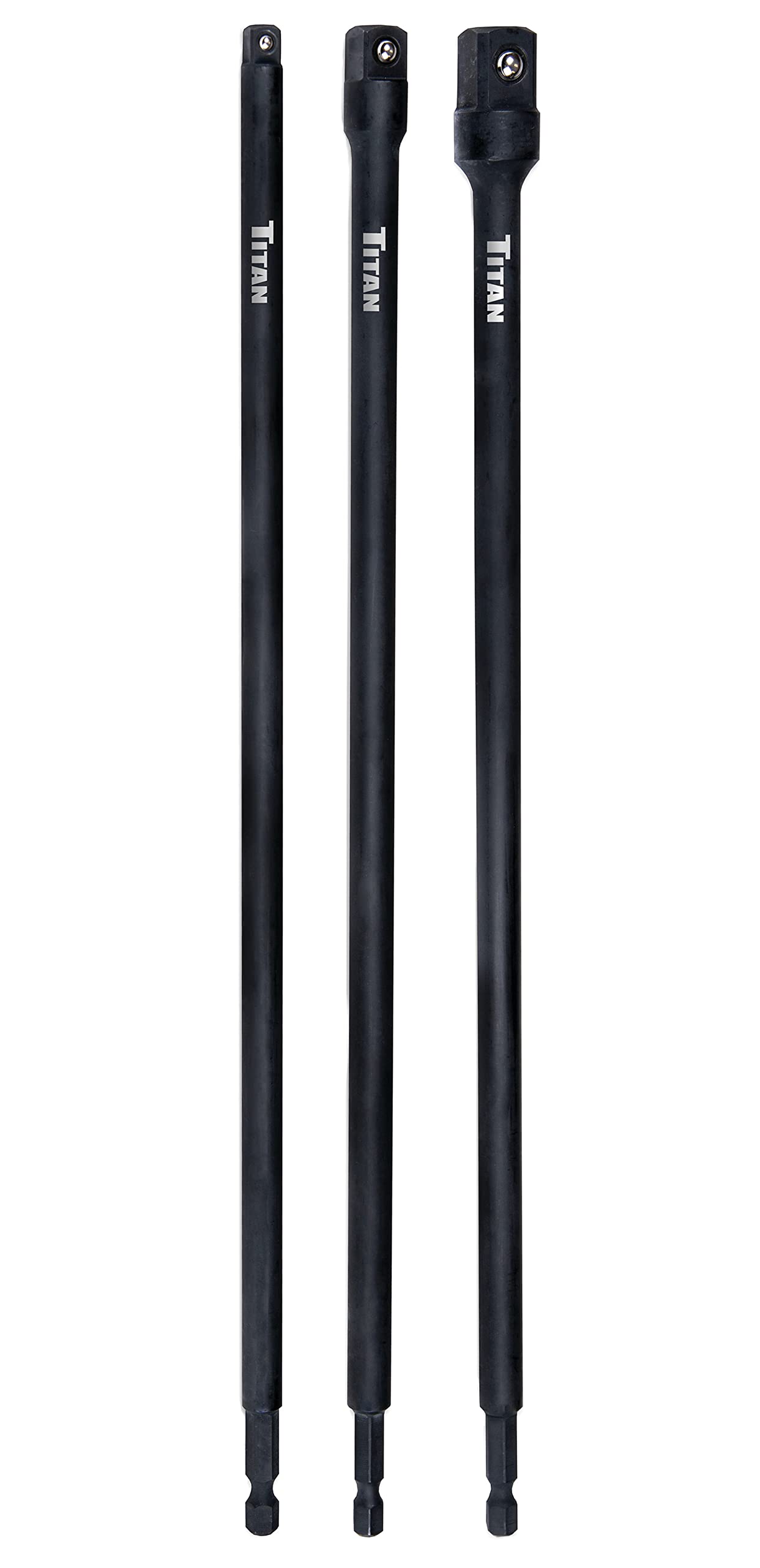 Titan 15206 Tool 3 pc 12 in Impact Adapter Set